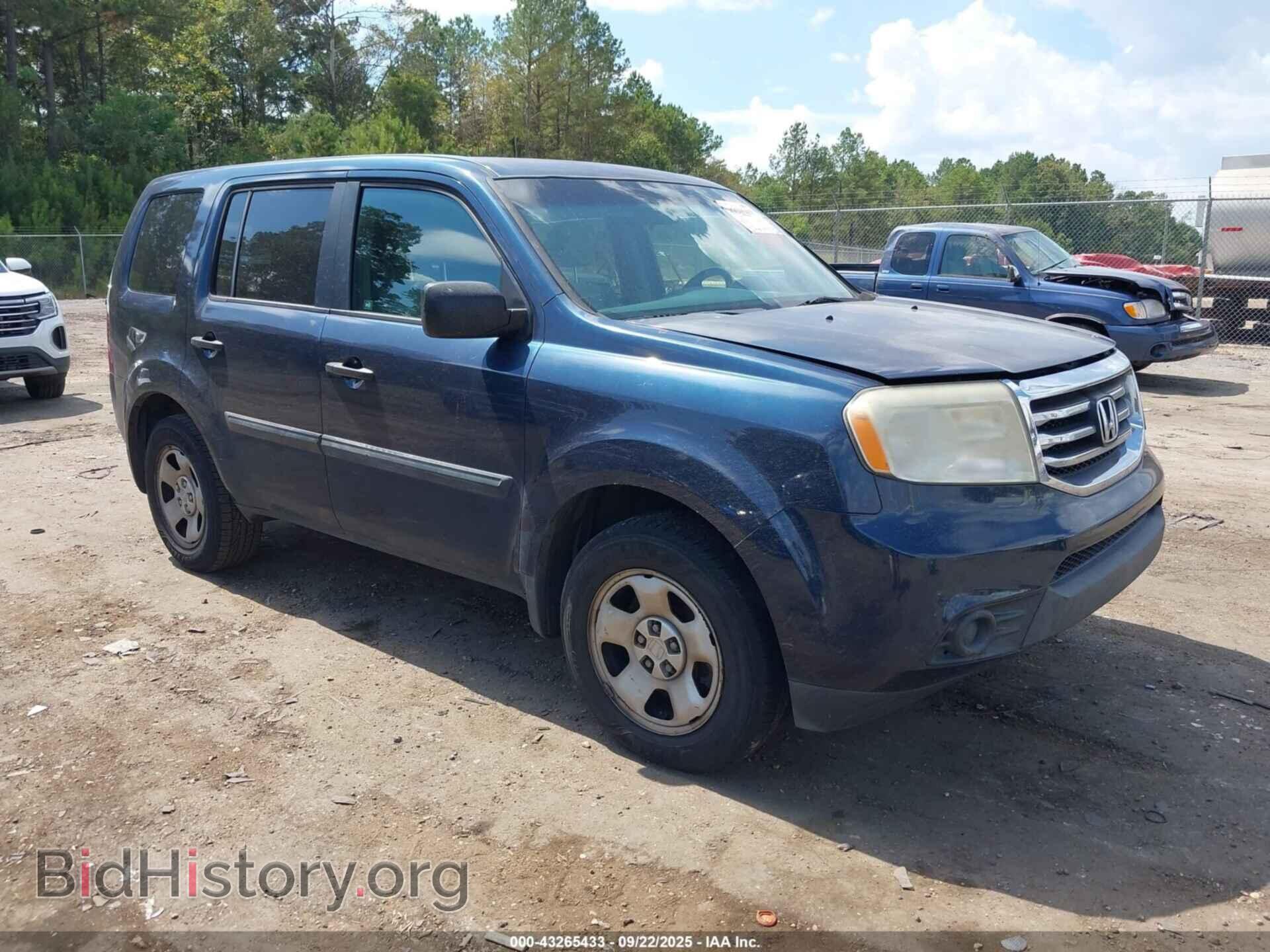 Фотография 5FNYF3H2XCB009853 - HONDA PILOT 2012