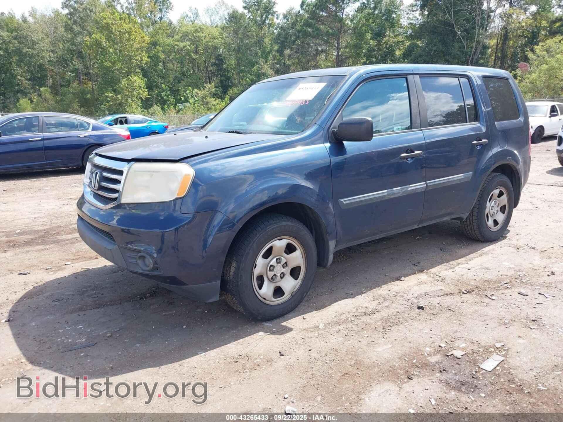 2012 HONDA PILOT - VIN: 5FNYF3H2XCB009853 - Фото 2
