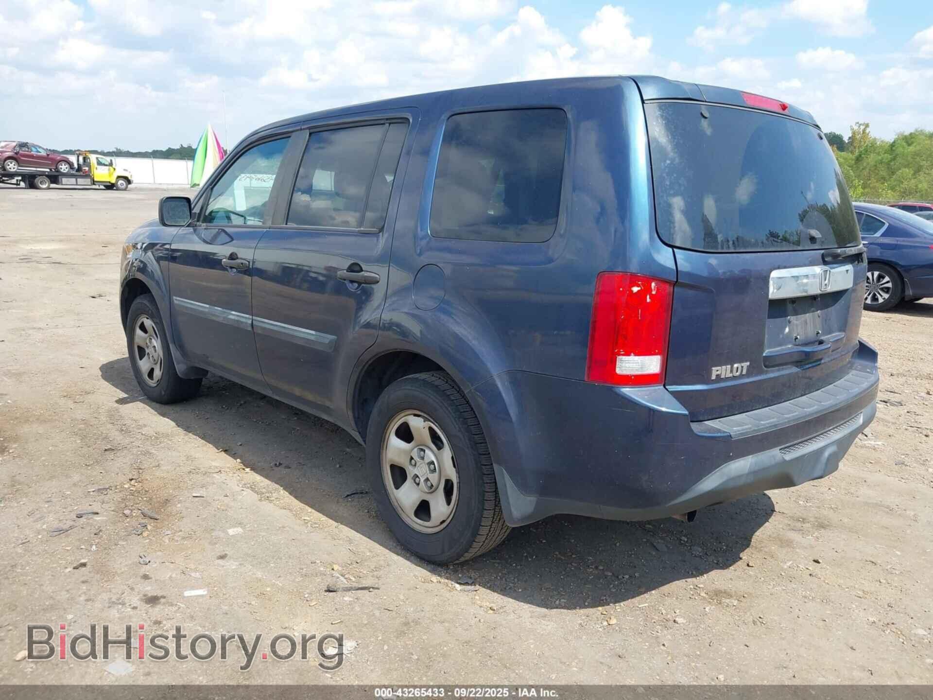 2012 HONDA PILOT - VIN: 5FNYF3H2XCB009853 - Фото 3