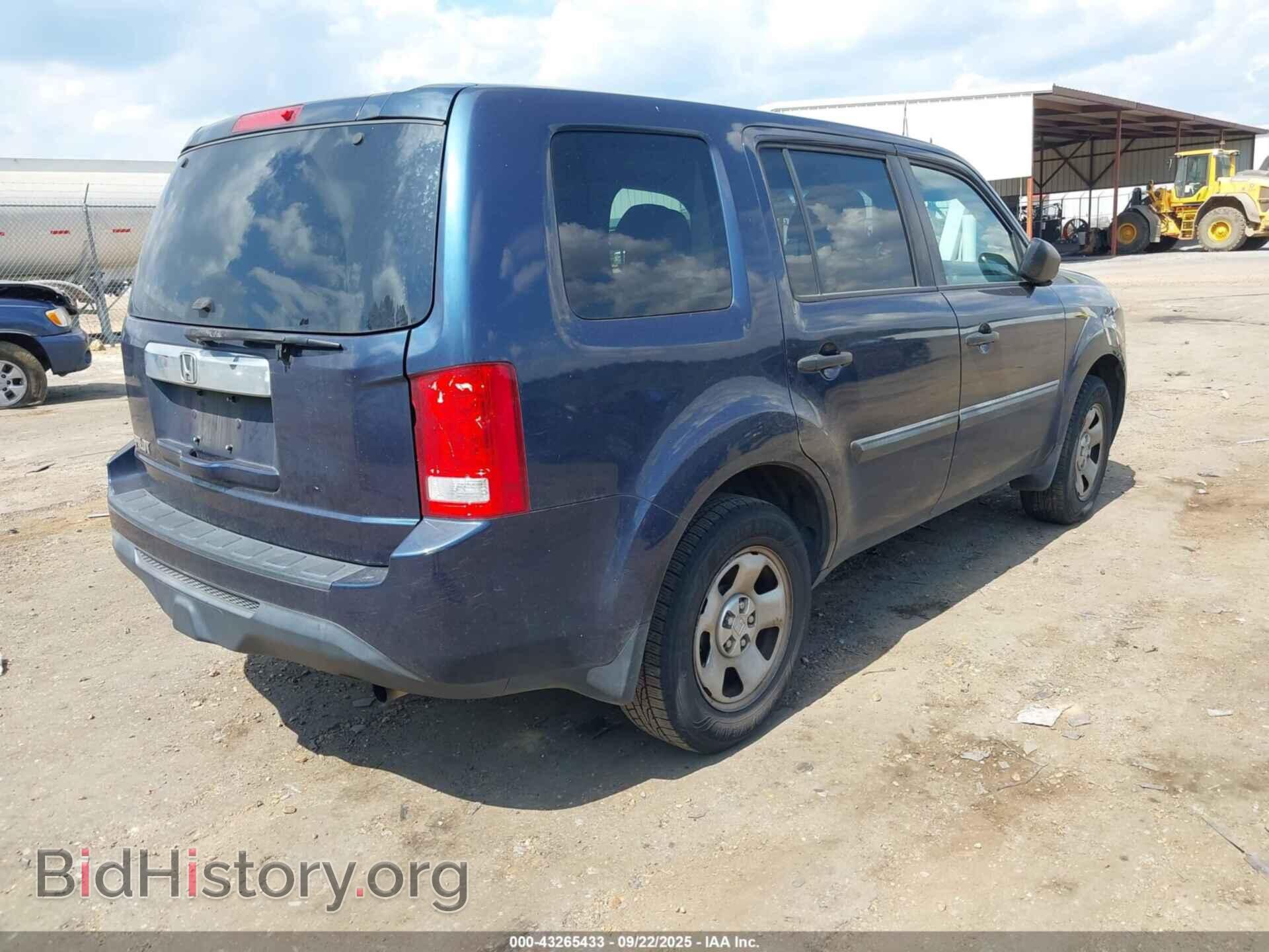2012 HONDA PILOT - VIN: 5FNYF3H2XCB009853 - Фото 4
