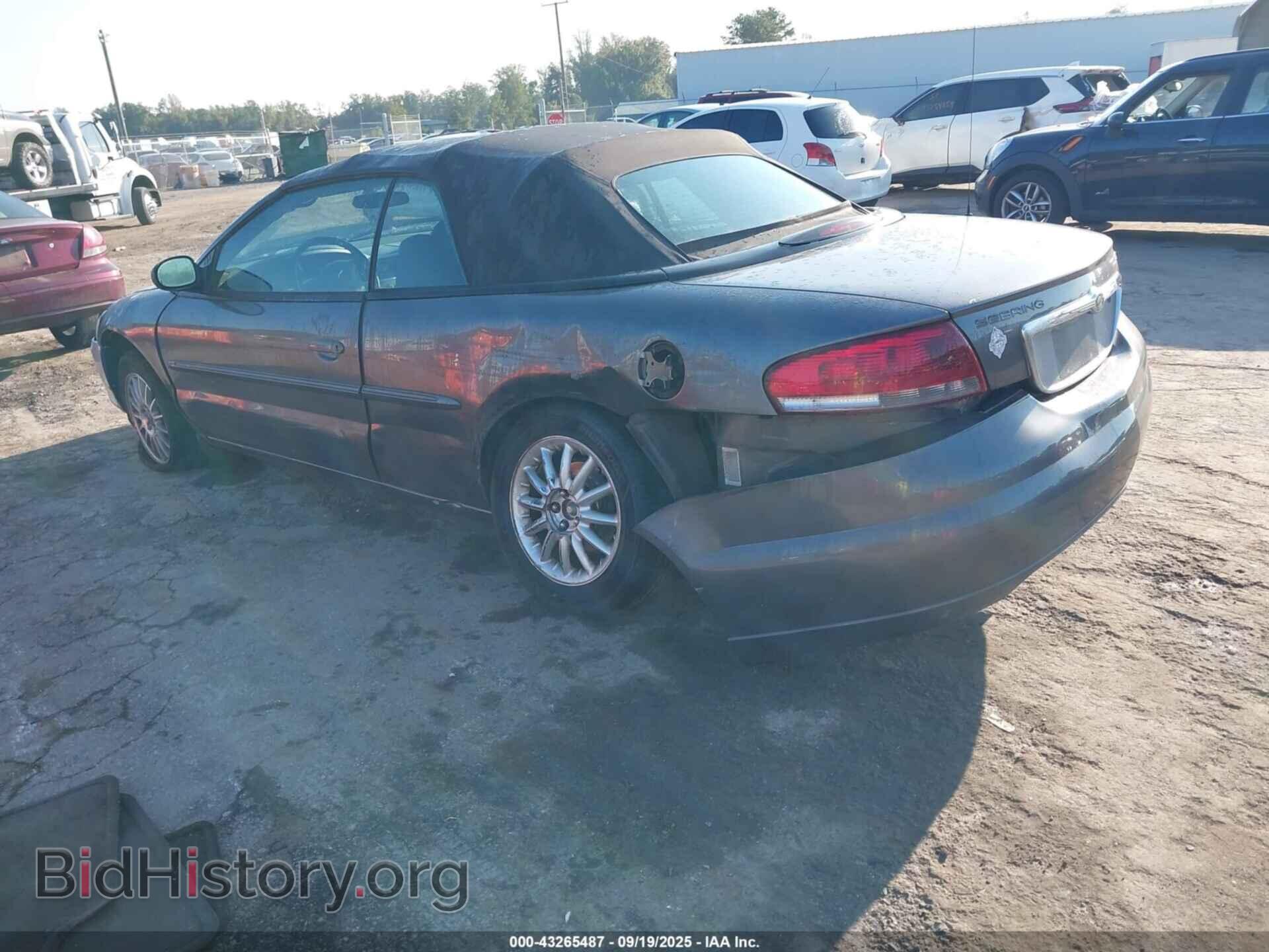 2005 CHRYSLER SEBRING - VIN: 1C3EL55R65N625292 - Фото 3