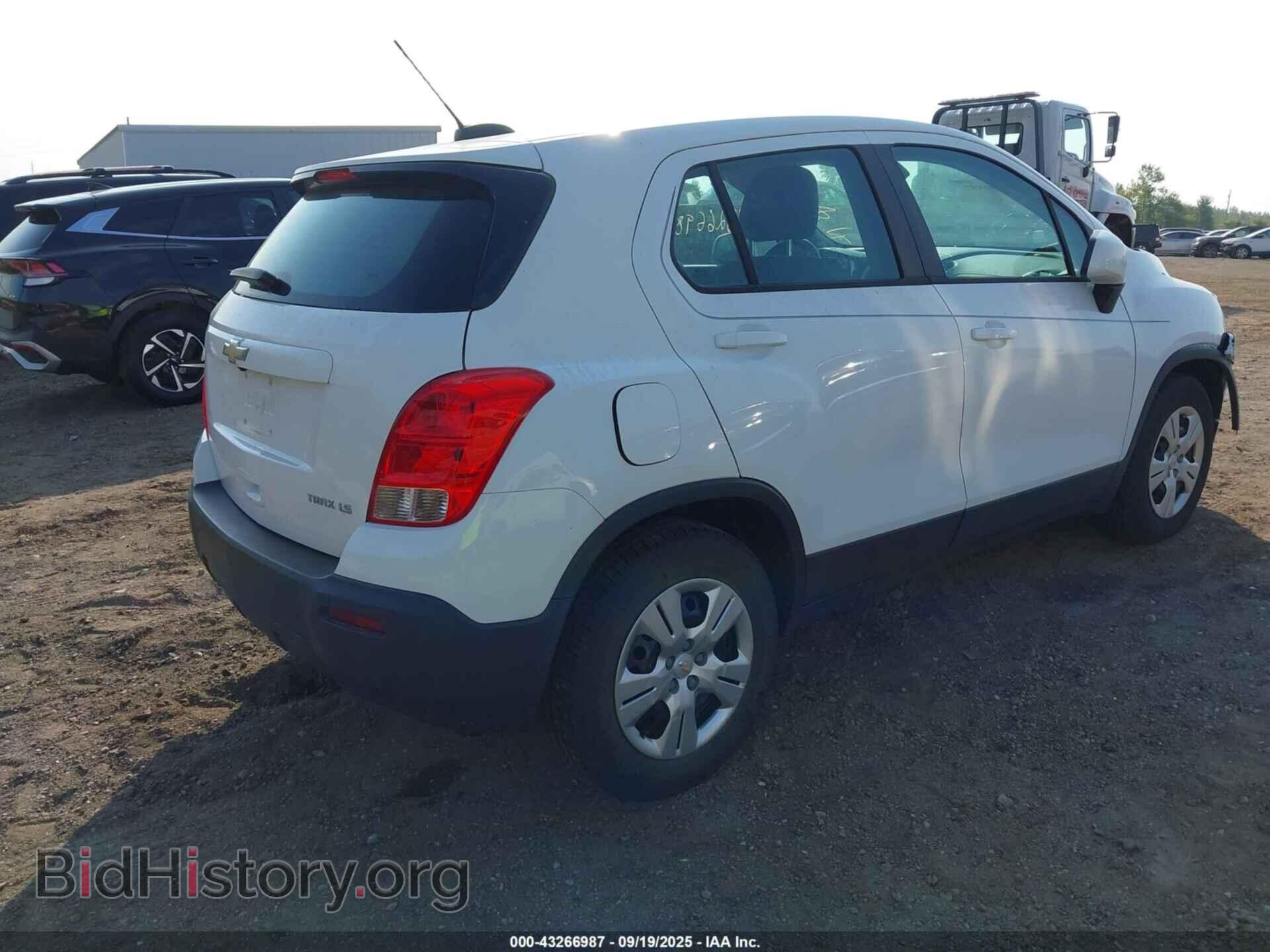 2016 CHEVROLET TRAX - VIN: 3GNCJKSB0GL236687 - Фото 4