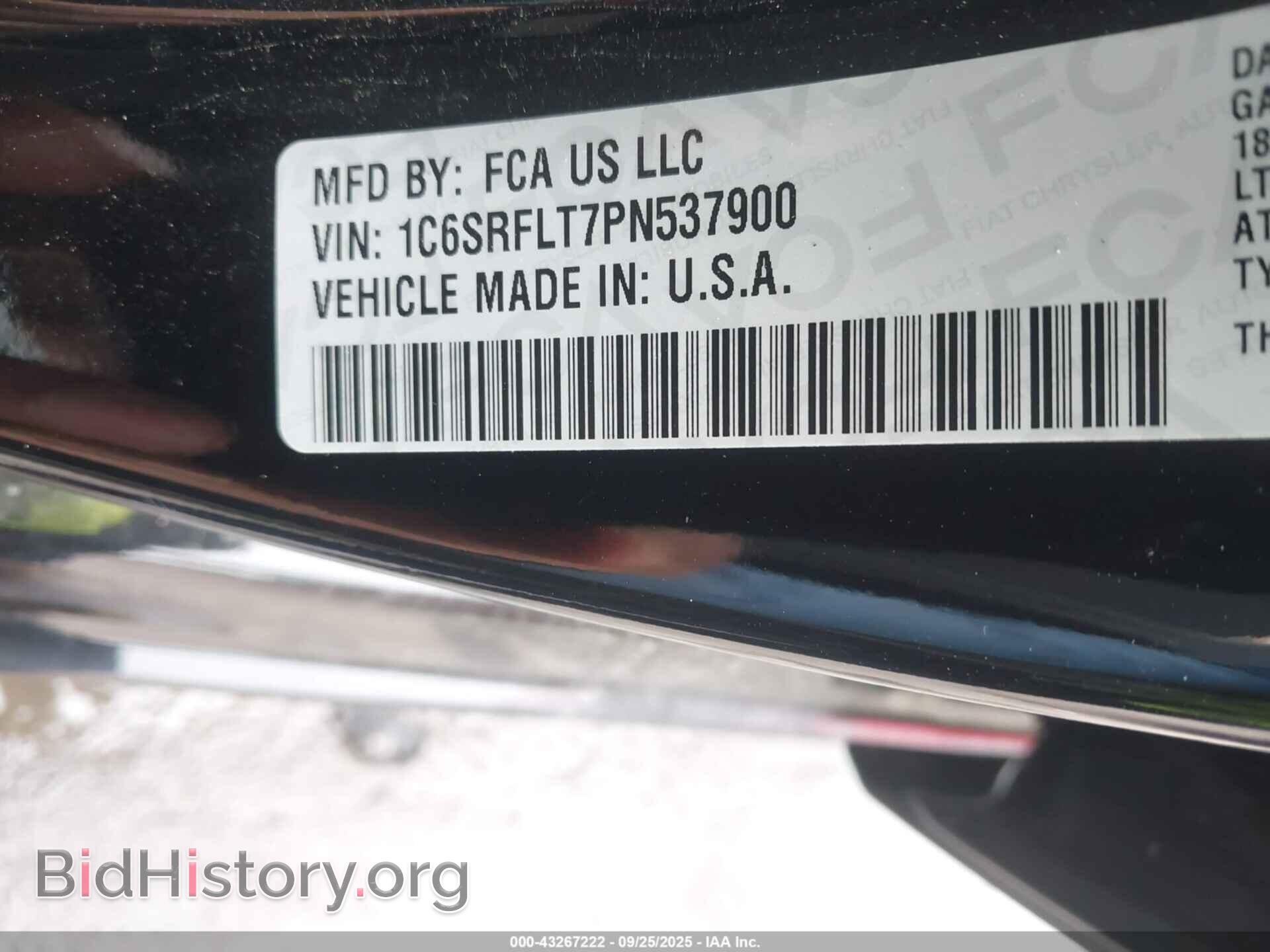 2023 RAM 1500 - VIN: 1C6SRFLT7PN537900 - Фото 9