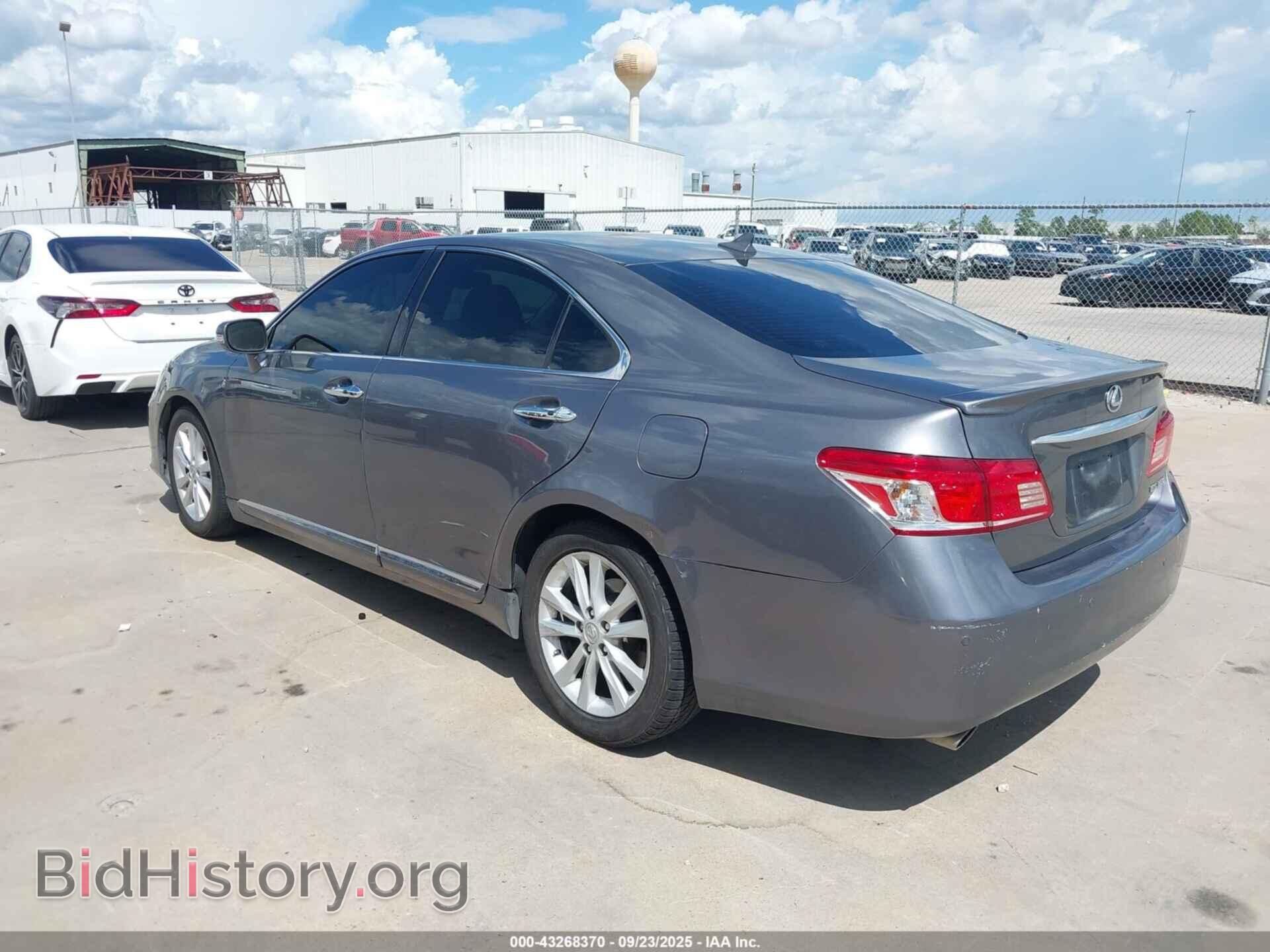 2012 LEXUS ES 350 - VIN: JTHBK1EG8C2486837 - Фото 3