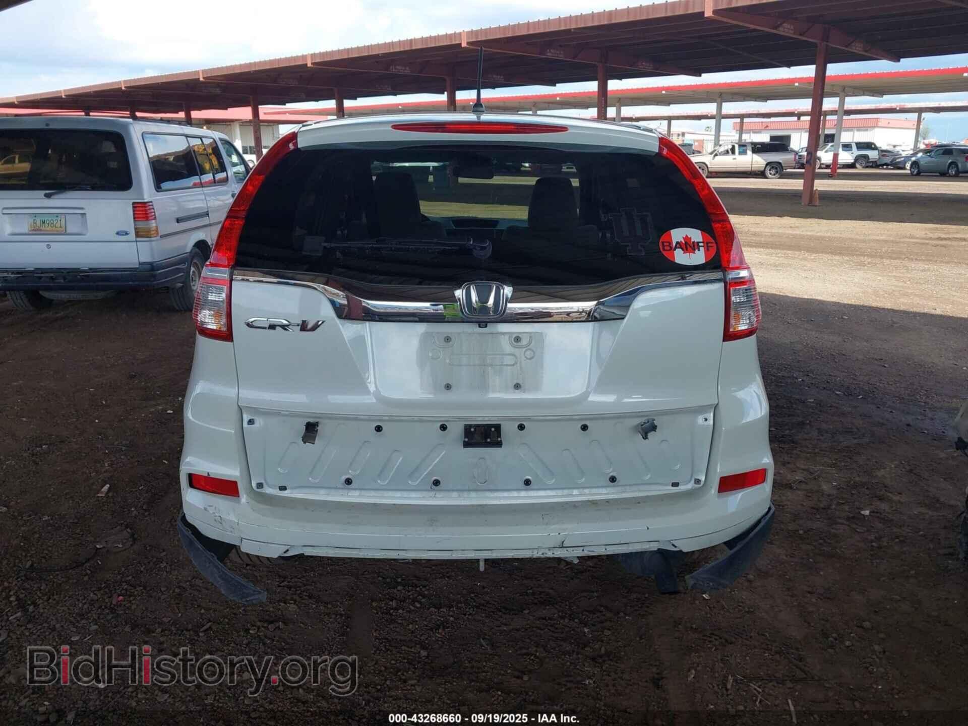 2016 HONDA CR-V - VIN: 5J6RM3H56GL009169 - Фото 16