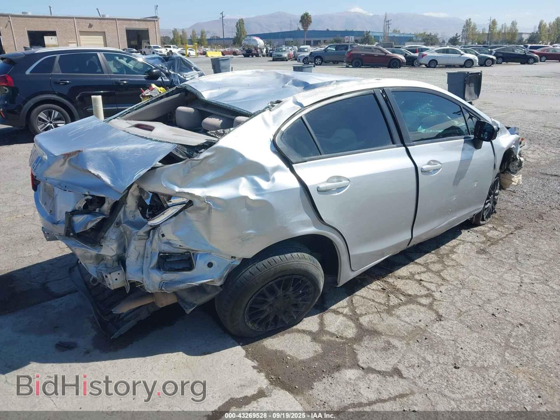 2014 HONDA CIVIC - VIN: 19XFB2F53EE245229 - Фото 4
