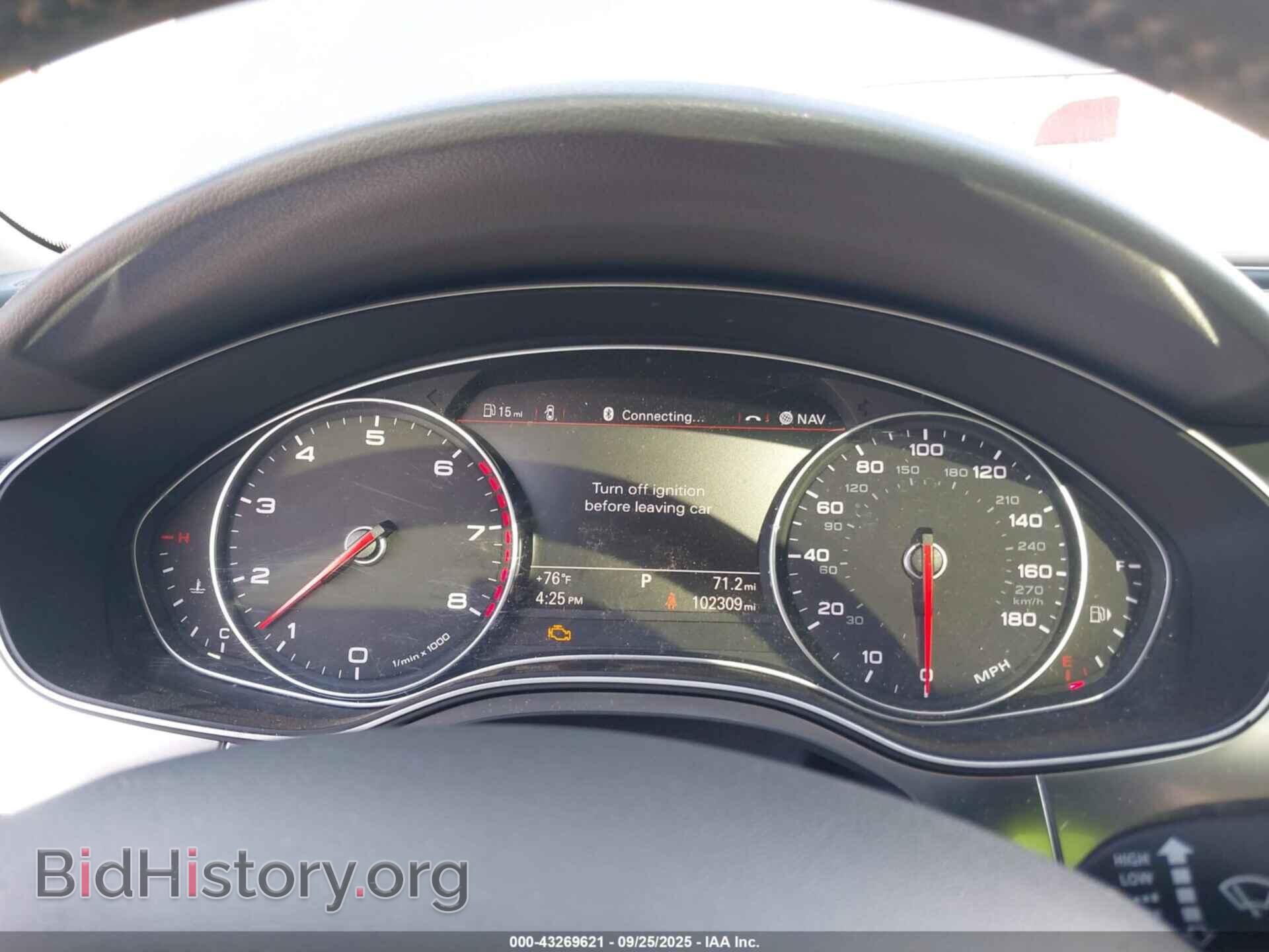2013 AUDI A6 - VIN: WAUGFAFC4DN148601 - Фото 7
