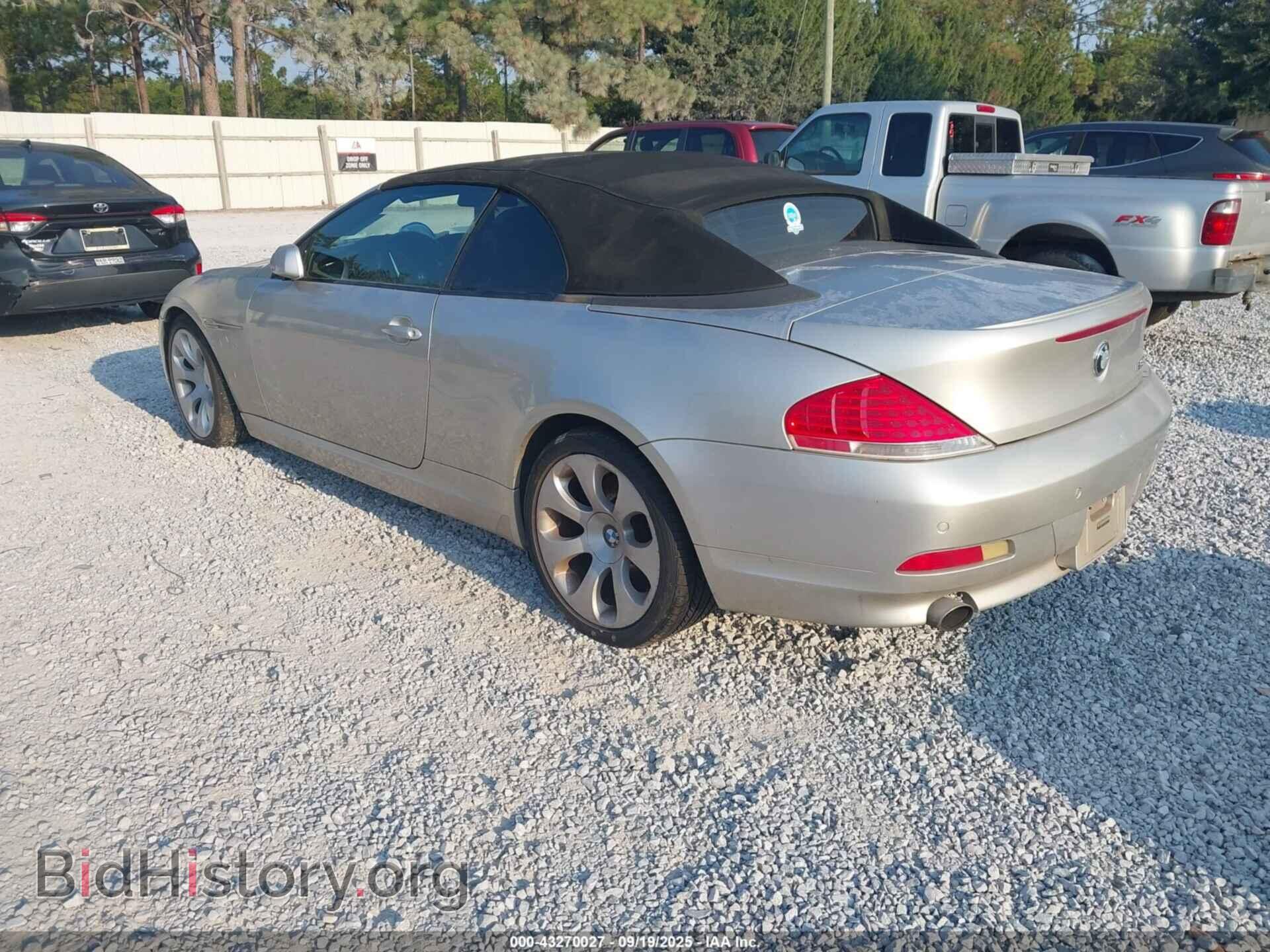 2006 BMW 650I - VIN: WBAEK13486CN76377 - Фото 3