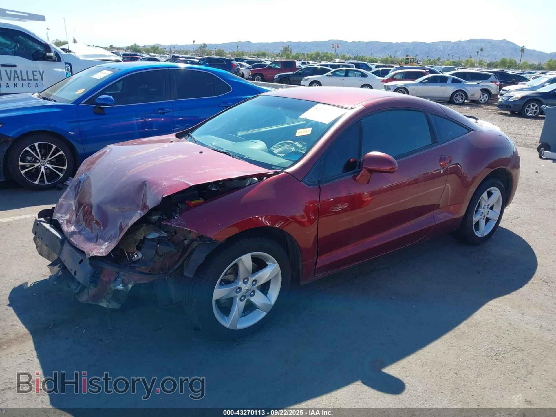 2007 MITSUBISHI ECLIPSE - VIN: 4A3AK24F67E012253 - Фото 2