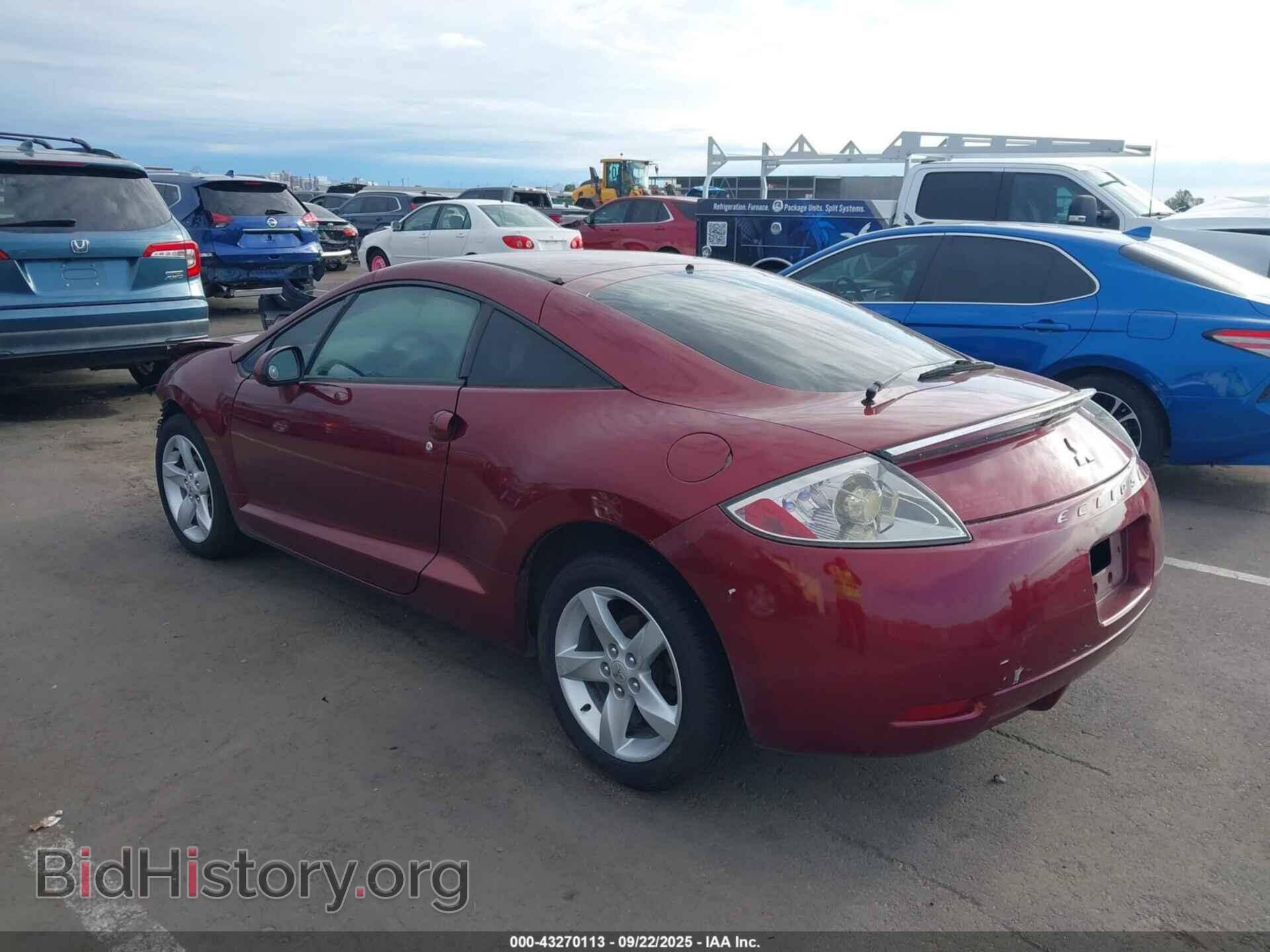 2007 MITSUBISHI ECLIPSE - VIN: 4A3AK24F67E012253 - Фото 3