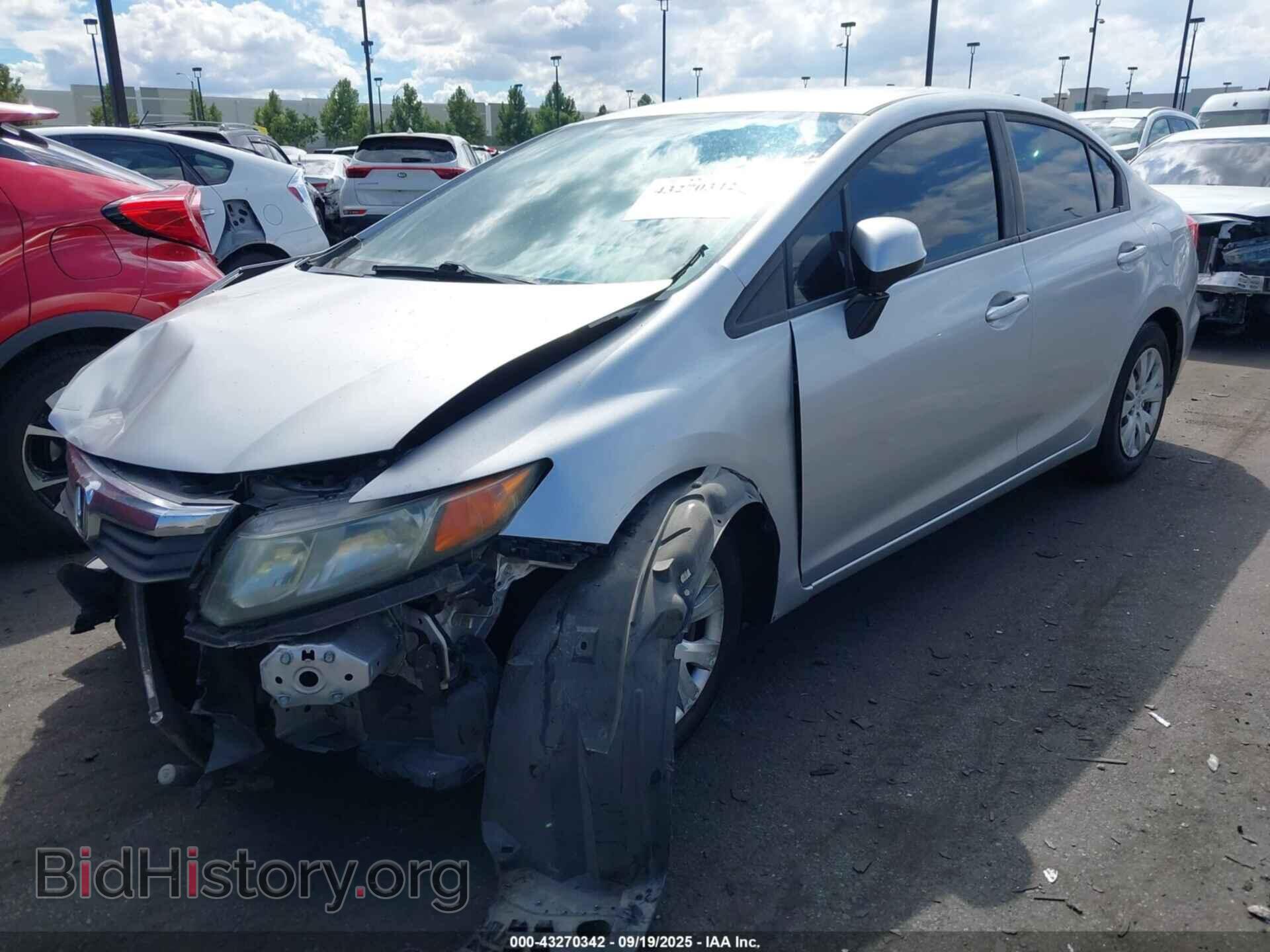 2012 HONDA CIVIC - VIN: 19XFB2F54CE354070 - Фото 2