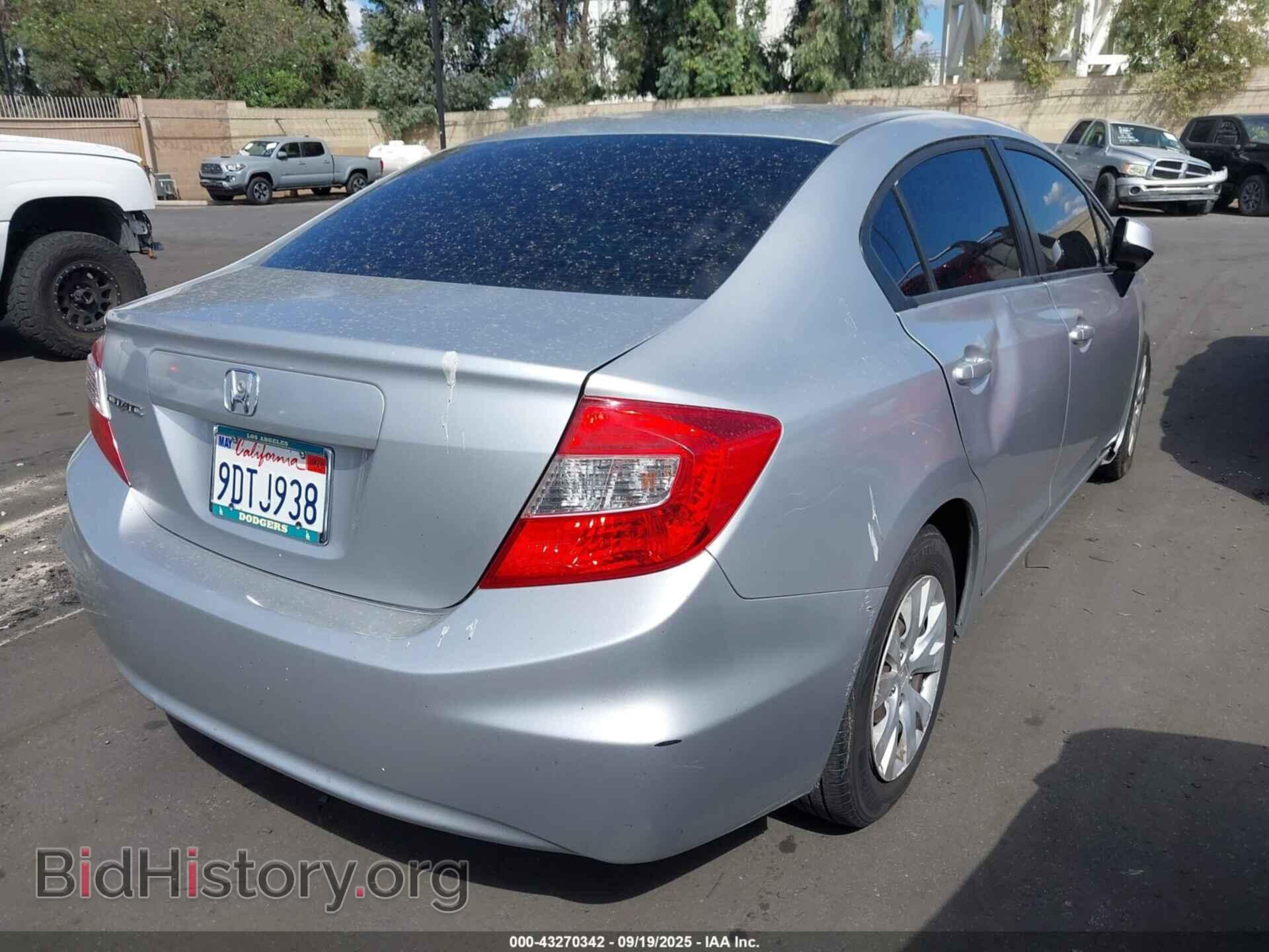 2012 HONDA CIVIC - VIN: 19XFB2F54CE354070 - Фото 4