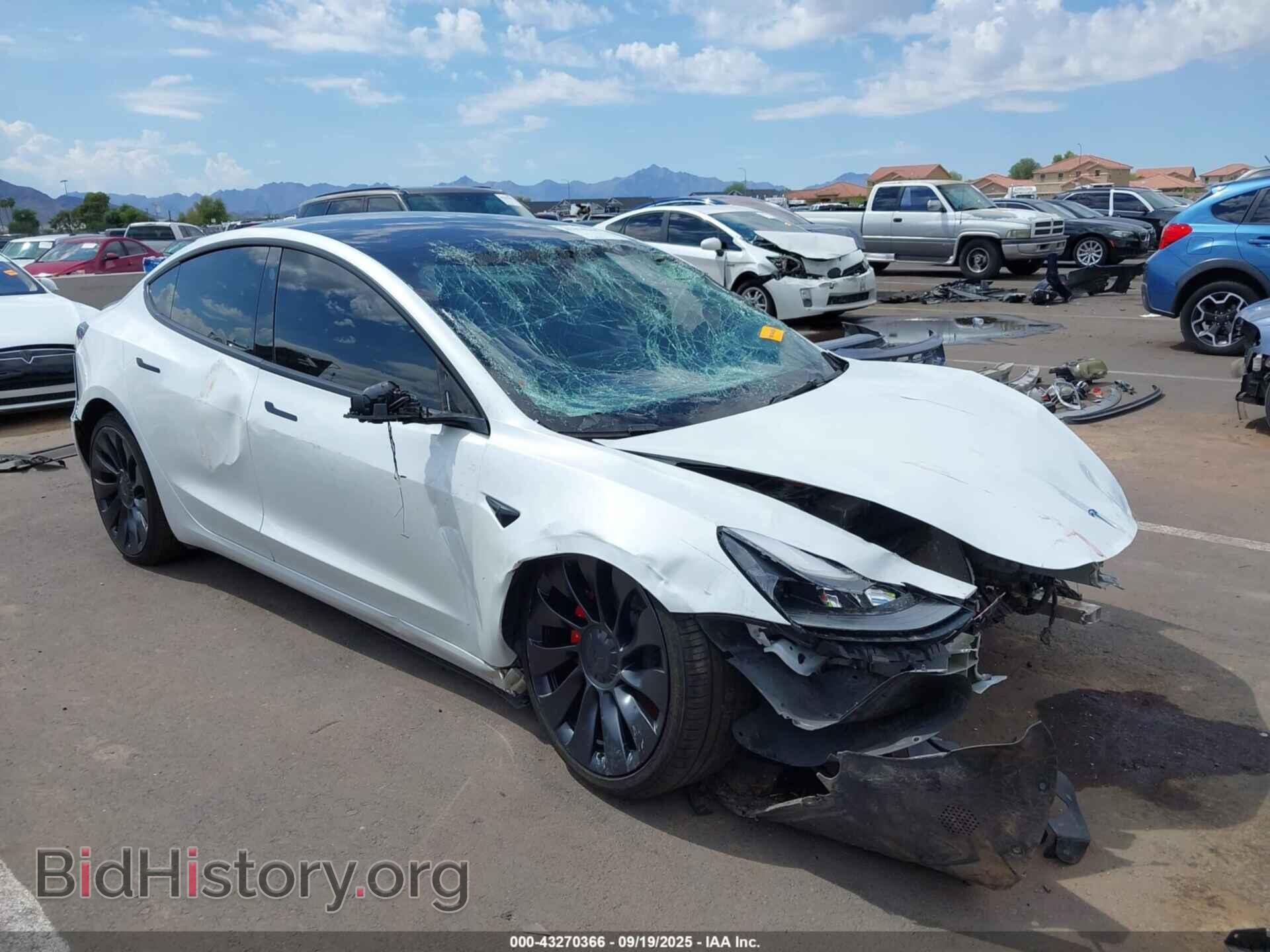 Photo 5YJ3E1EC4NF349159 - TESLA MODEL 3 2022