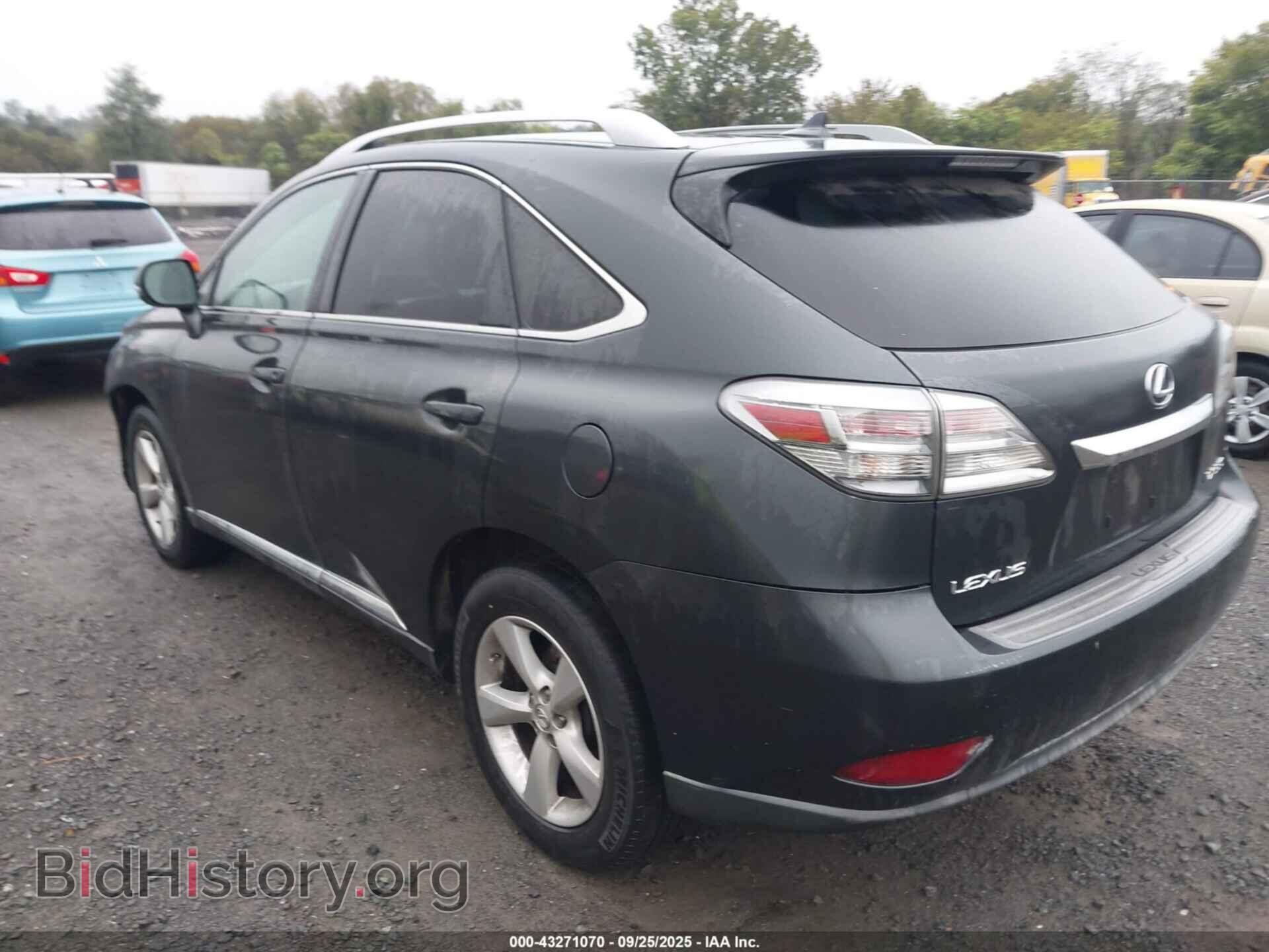 2010 LEXUS RX 350 - VIN: 2T2BK1BA0AC005703 - Фото 3