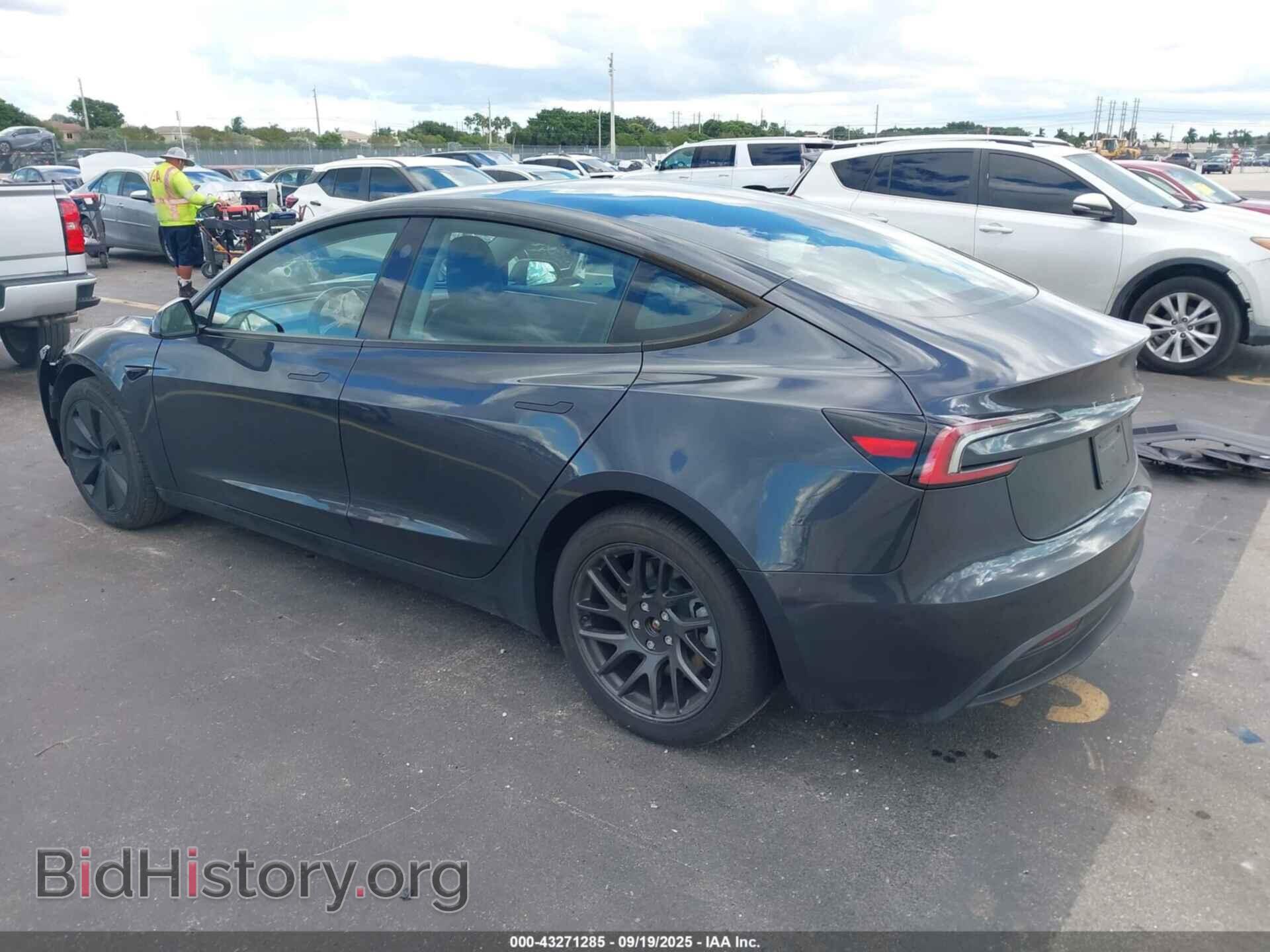 2025 TESLA MODEL 3 - VIN: 5YJ3E1EA4SF924287 - Фото 3