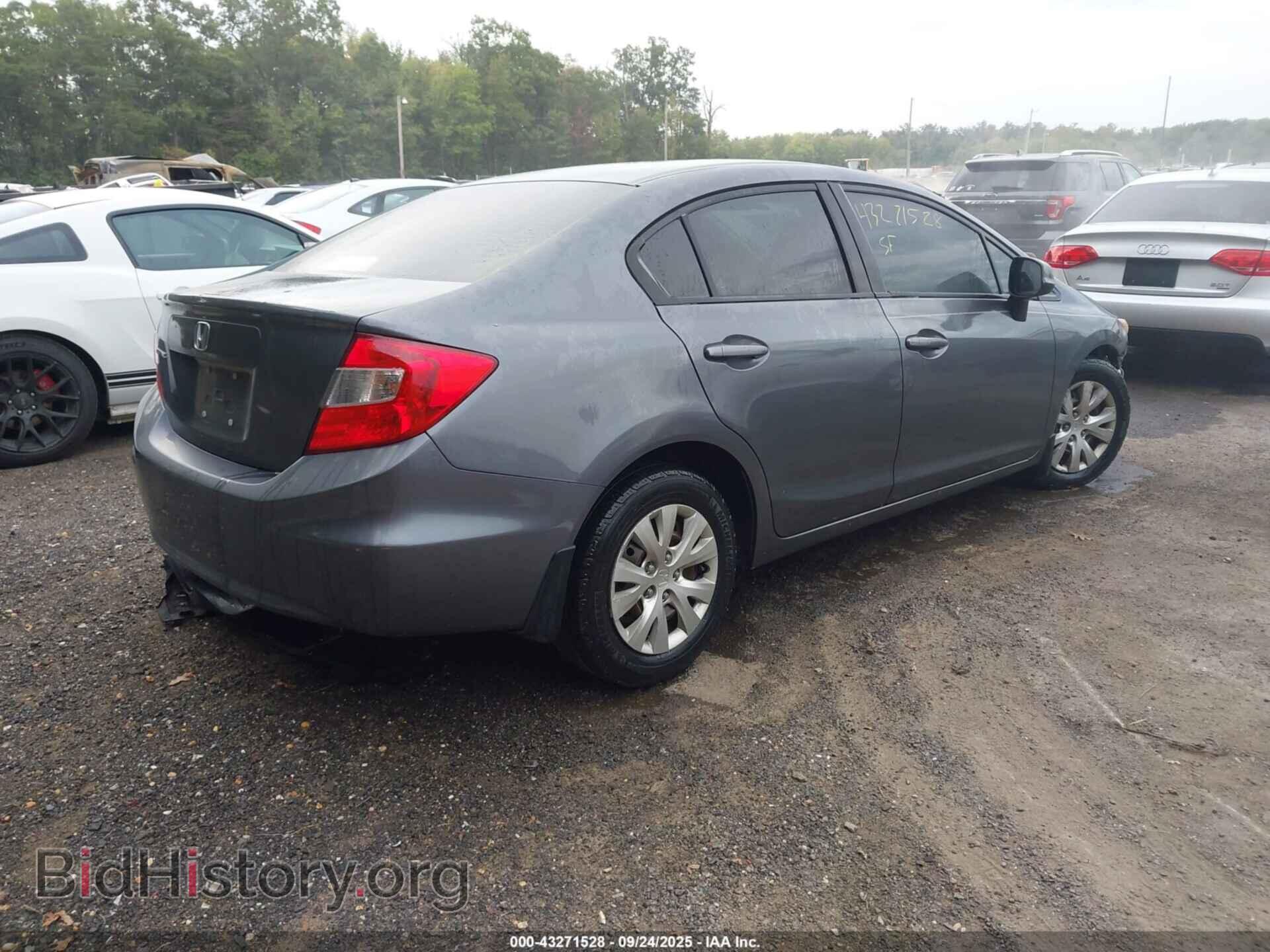 2012 HONDA CIVIC - VIN: 19XFB2F5XCE324071 - Фото 4