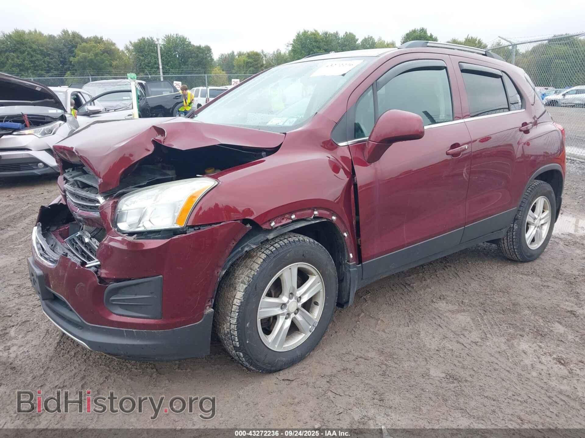 2016 CHEVROLET TRAX - VIN: 3GNCJPSB8GL190071 - Фото 2