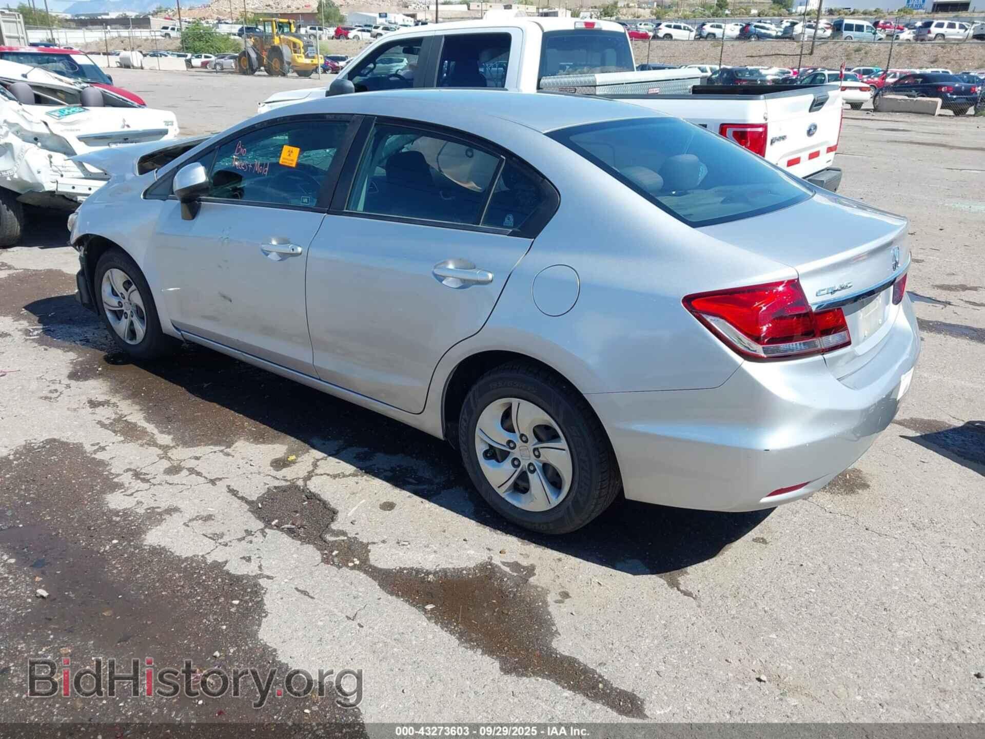 2013 HONDA CIVIC - VIN: 19XFB2F5XDE204045 - Фото 3