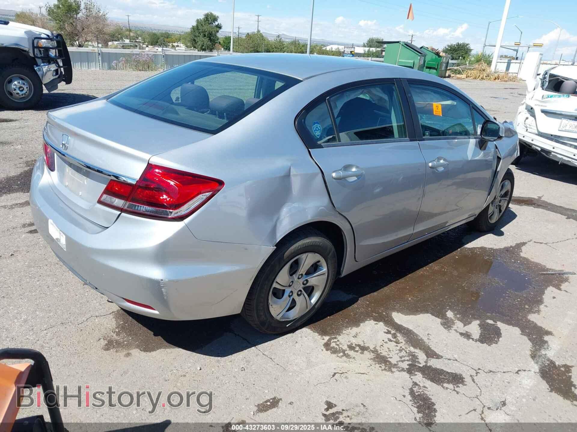 2013 HONDA CIVIC - VIN: 19XFB2F5XDE204045 - Фото 4