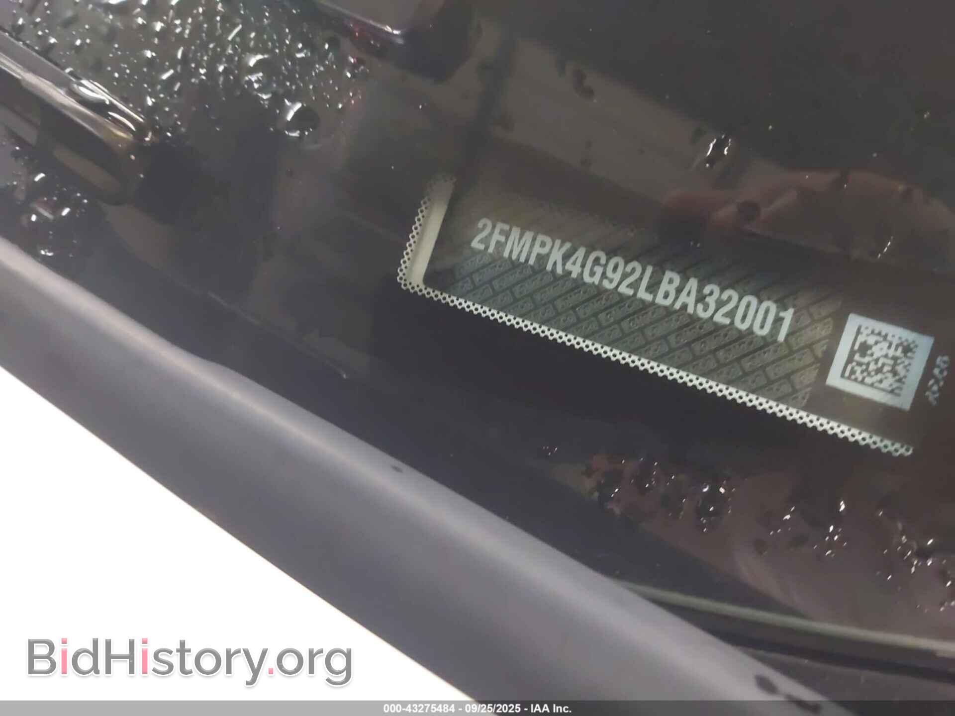 2020 FORD EDGE - VIN: 2FMPK4G92LBA32001 - Фото 9