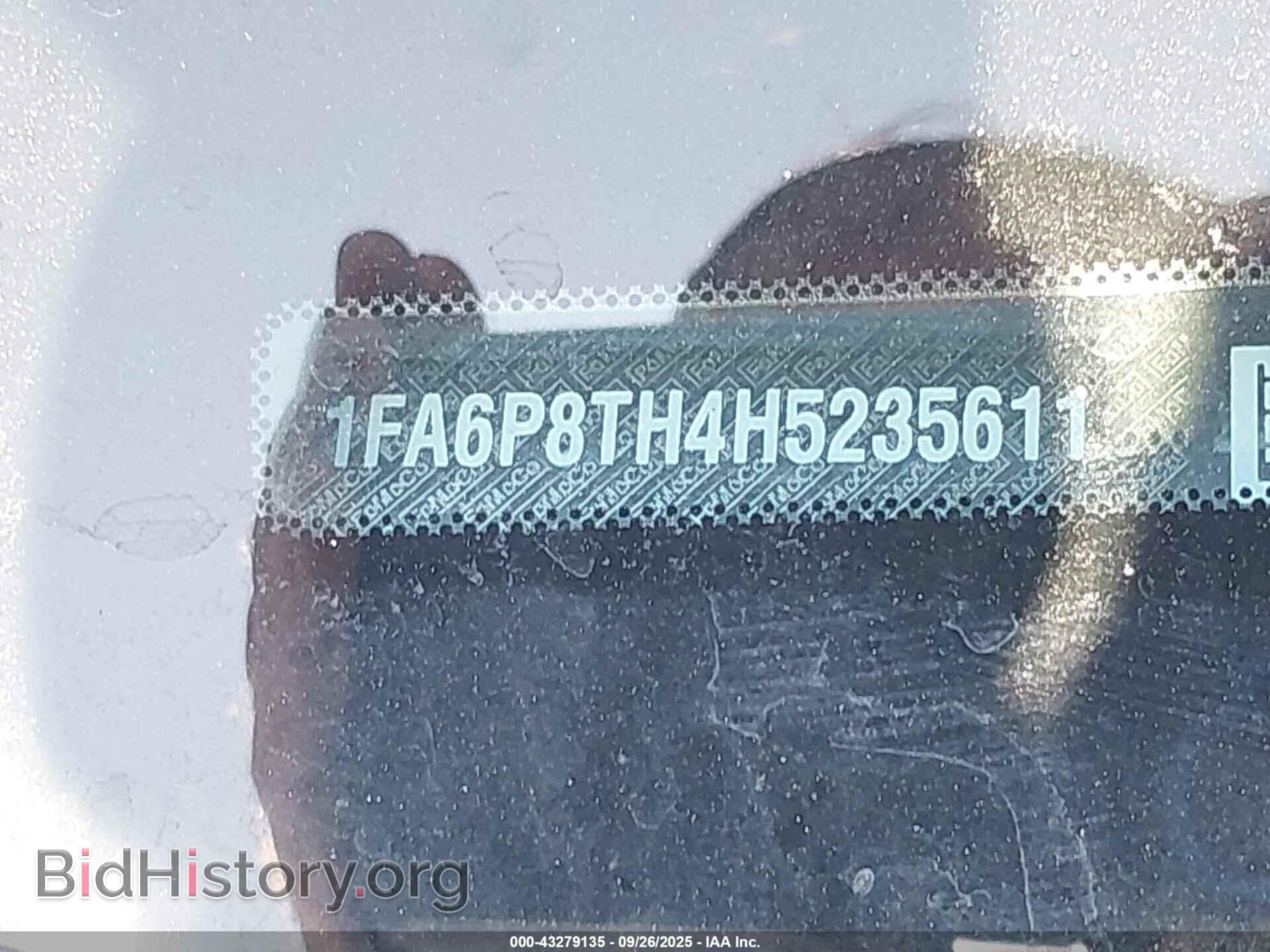 2017 FORD MUSTANG - VIN: 1FA6P8TH4H5235611 - Фото 9