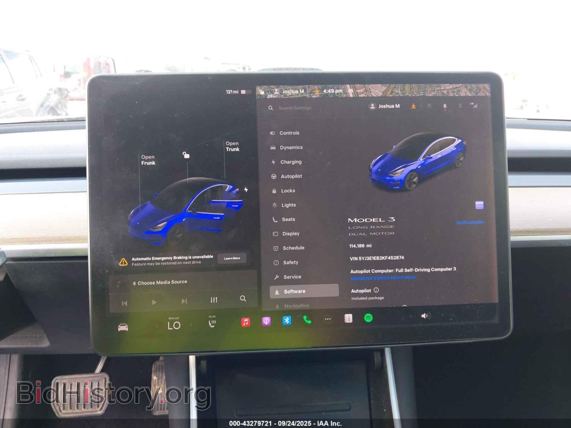 2019 TESLA MODEL 3 - VIN: 5YJ3E1EB2KF452874 - Photo 19