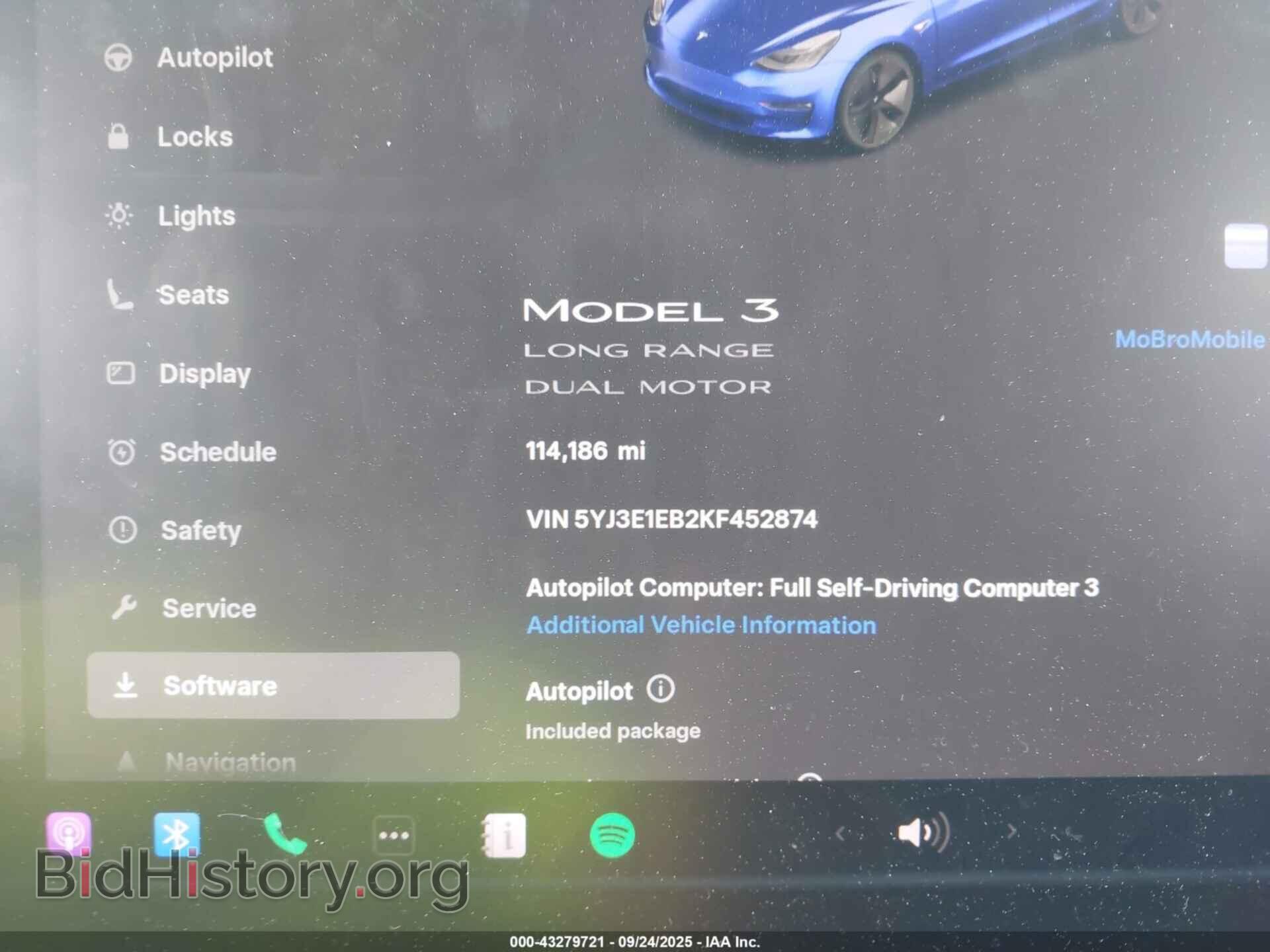 2019 TESLA MODEL 3 - VIN: 5YJ3E1EB2KF452874 - Photo 7