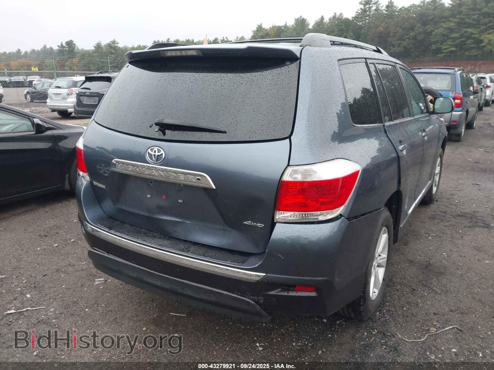 2013 TOYOTA HIGHLANDER - VIN: 5TDBK3EH8DS252374 - Фото 4