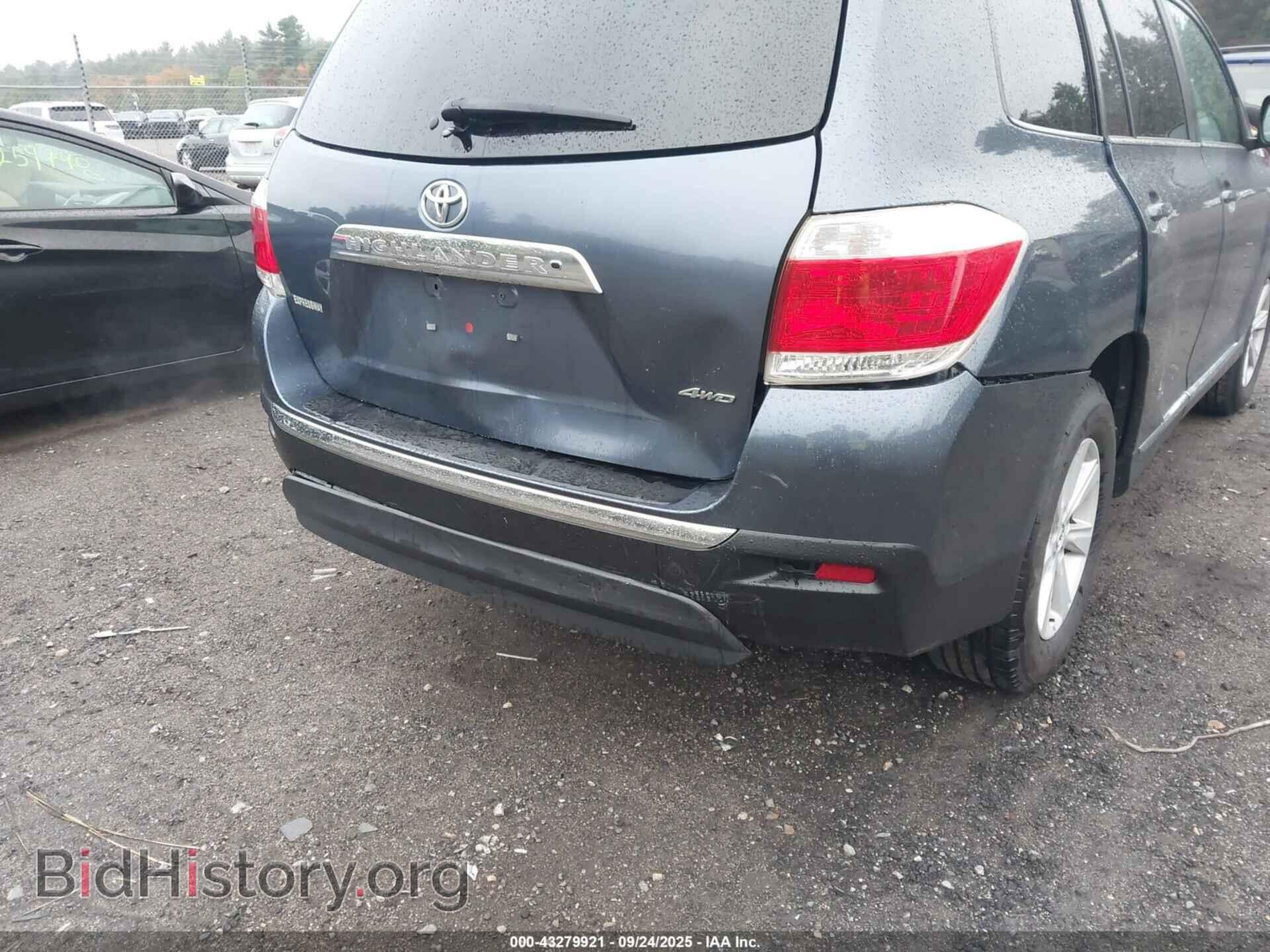 2013 TOYOTA HIGHLANDER - VIN: 5TDBK3EH8DS252374 - Фото 6