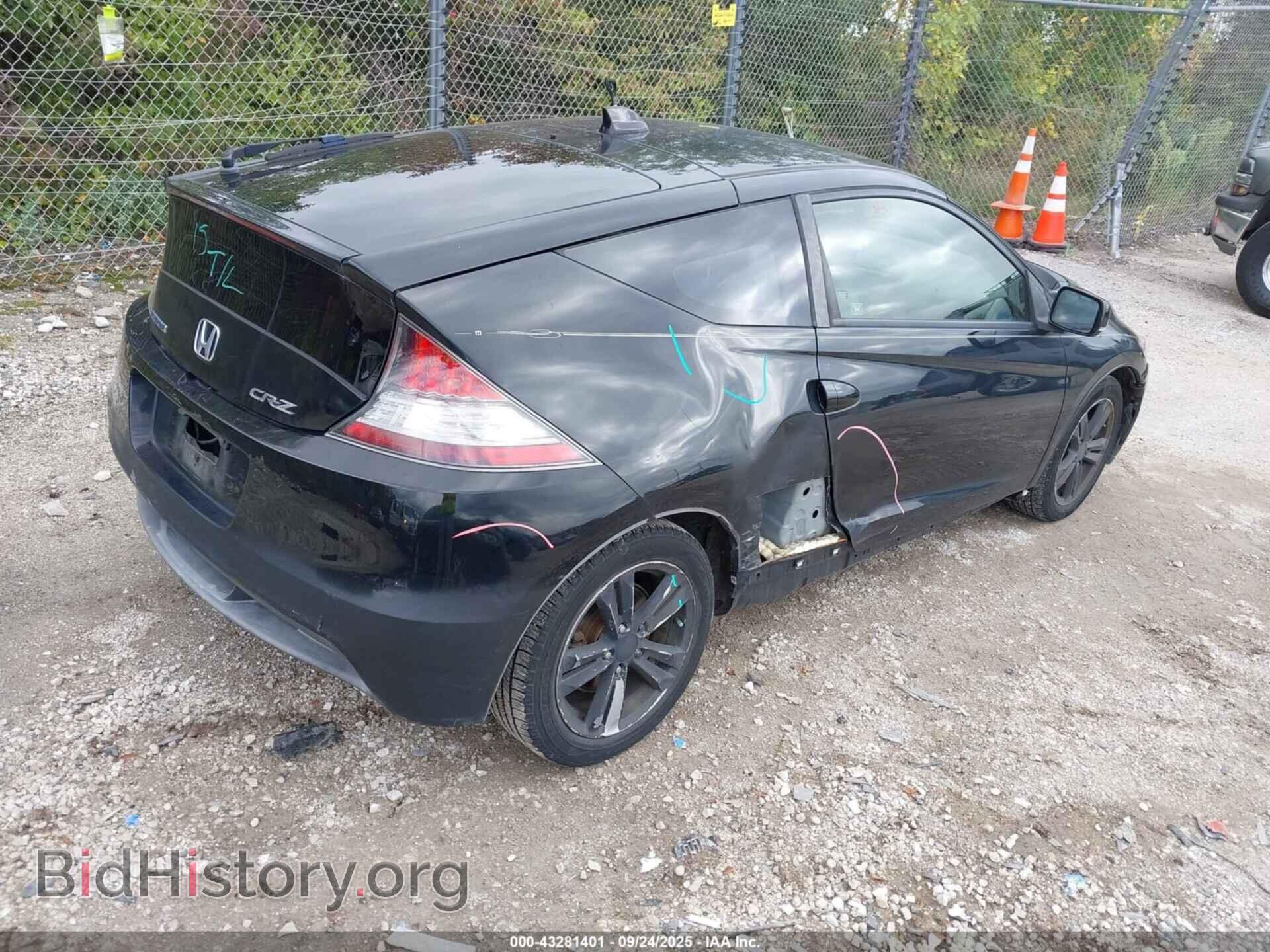 2011 HONDA CR-Z - VIN: JHMZF1D65BS016338 - Фото 4
