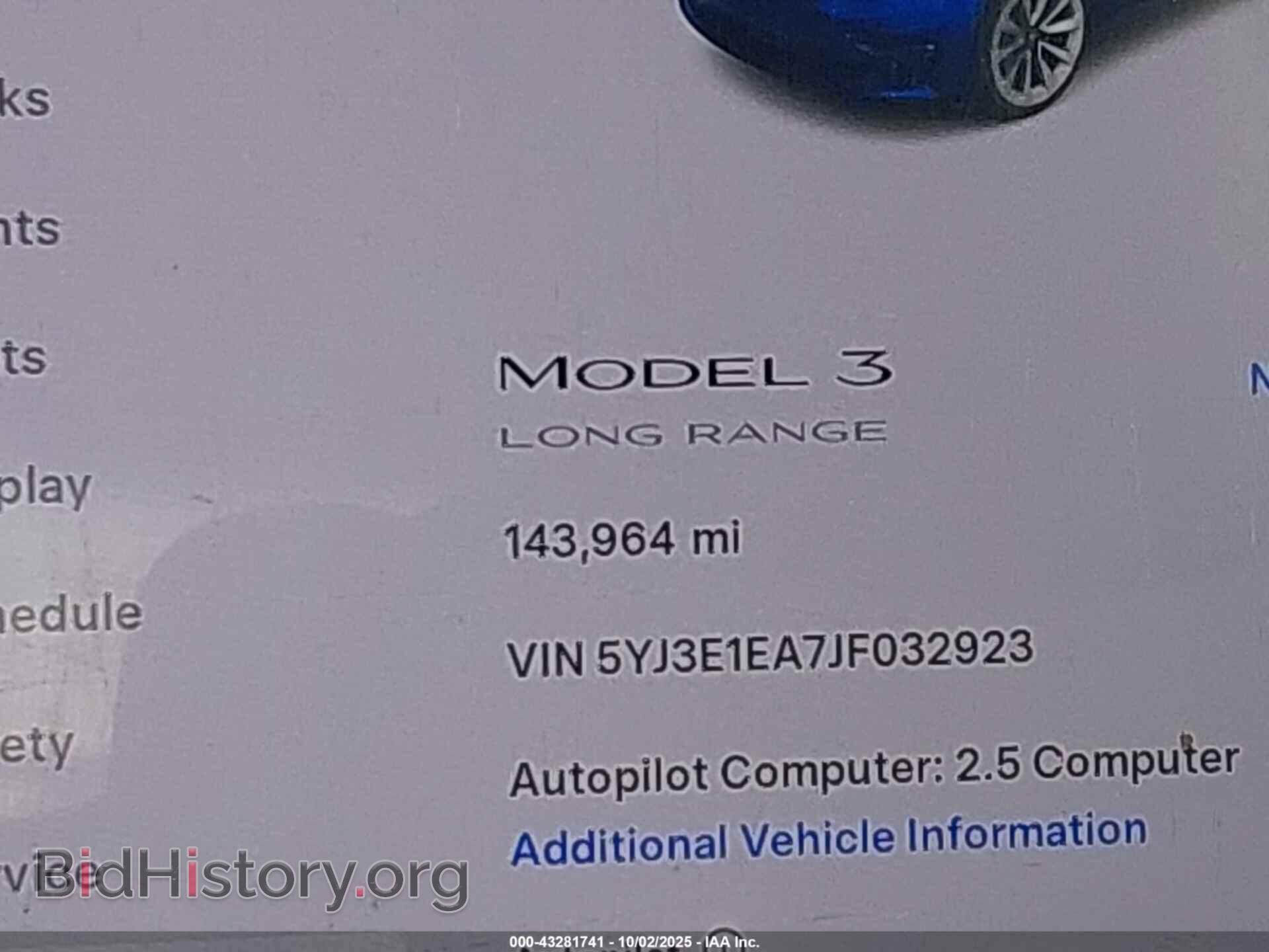 2018 TESLA MODEL 3 - VIN: 5YJ3E1EA7JF032923 - Фото 15