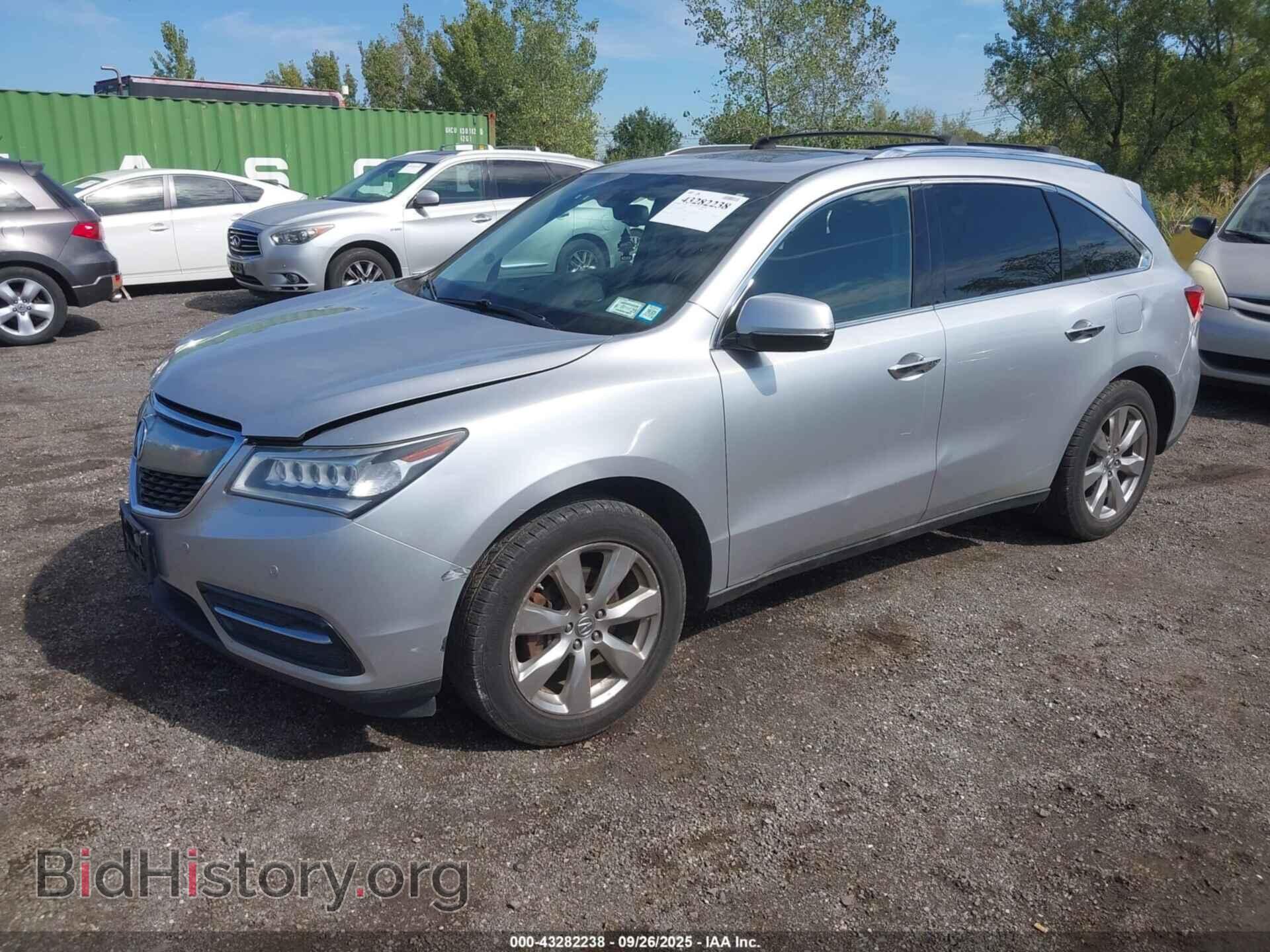 2014 ACURA MDX - VIN: 5FRYD4H87EB001050 - Фото 2