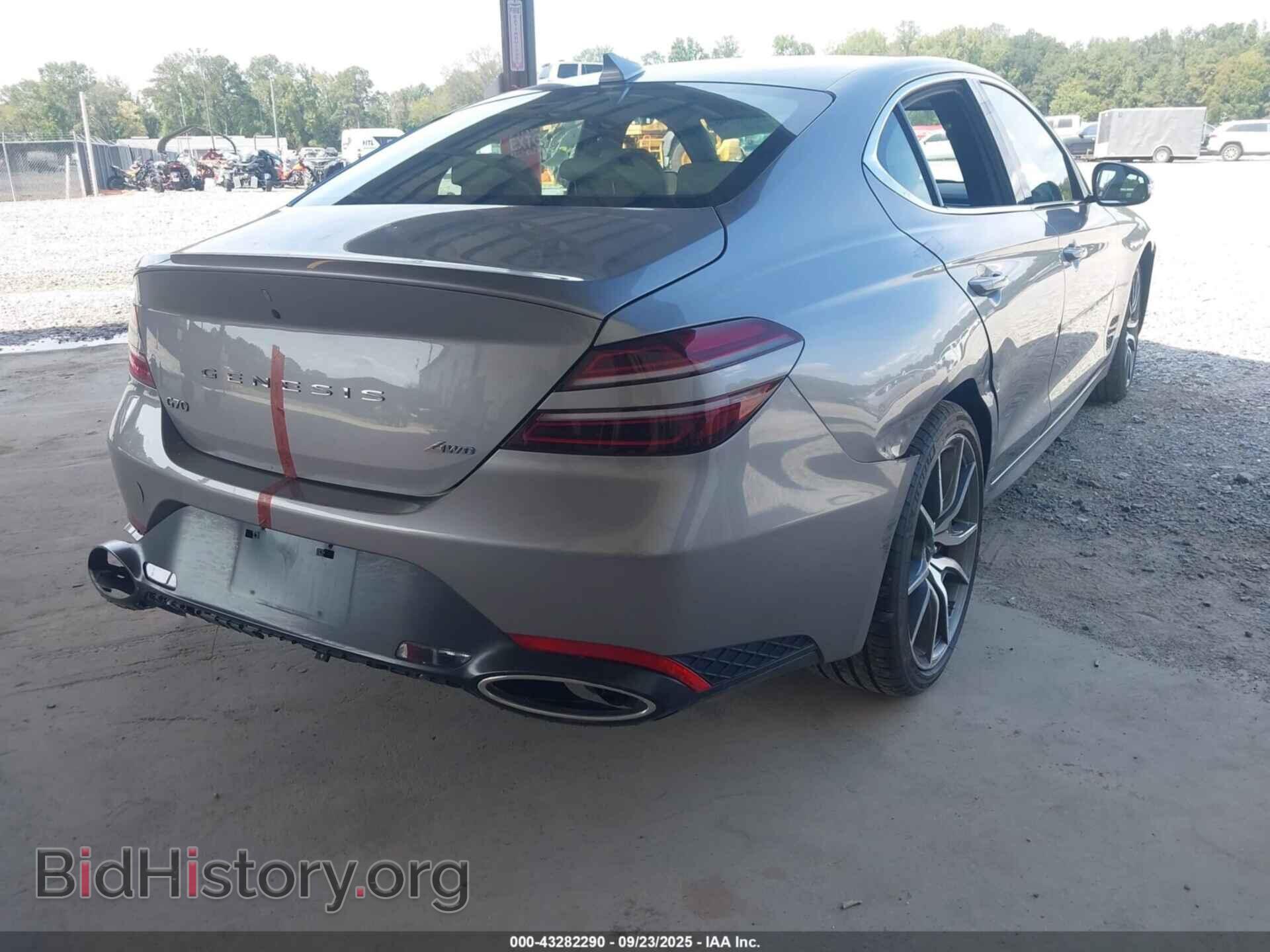 2025 GENESIS G70 - VIN: KMTG34SC0SU155343 - Фото 4