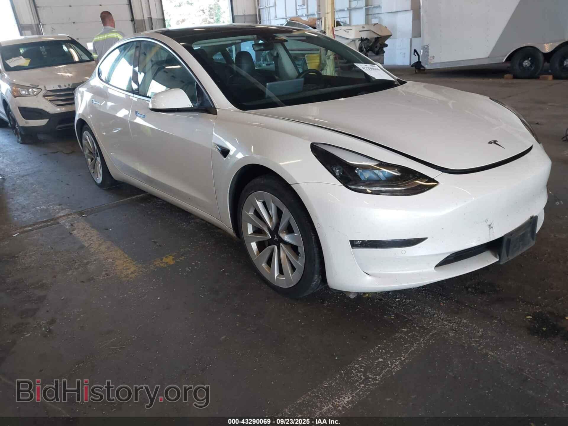 Photo 5YJ3E1EBXMF870666 - TESLA MODEL 3 2021
