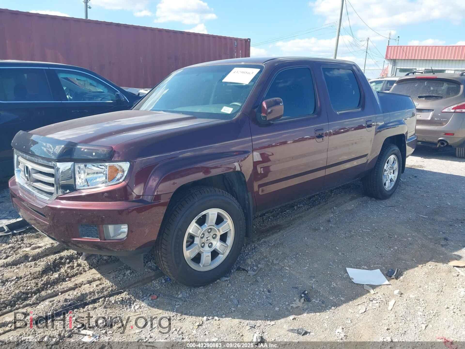 2012 HONDA RIDGELINE - VIN: 5FPYK1F40CB455408 - Фото 2