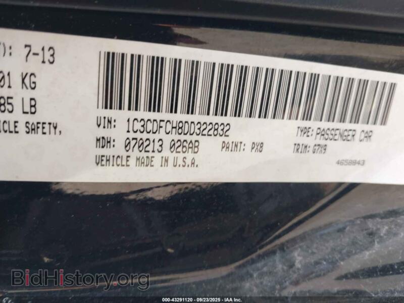 2013 Dodge DART (VIN 1C3CDFCH8DD322832) — photo 9 of 12