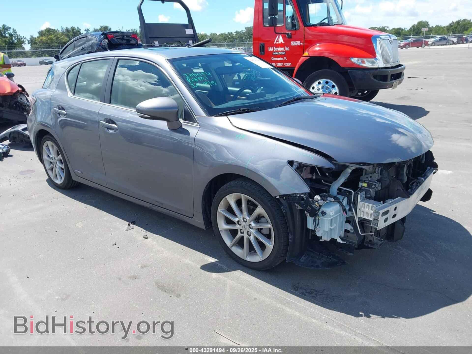 Photo JTHKD5BH0C2097236 - LEXUS CT 200H 2012