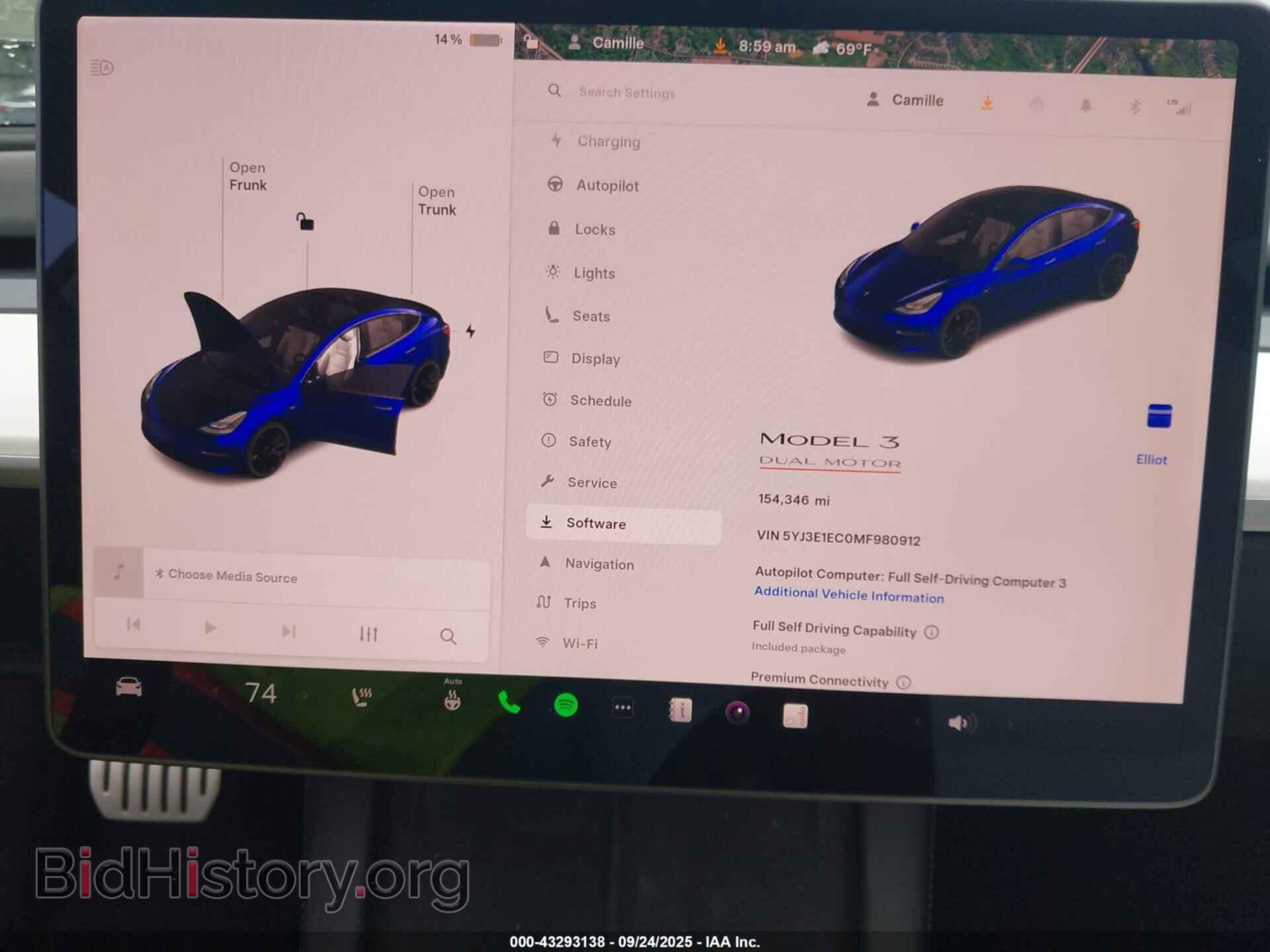 2021 TESLA MODEL 3 - VIN: 5YJ3E1EC0MF980912 - Photo 7
