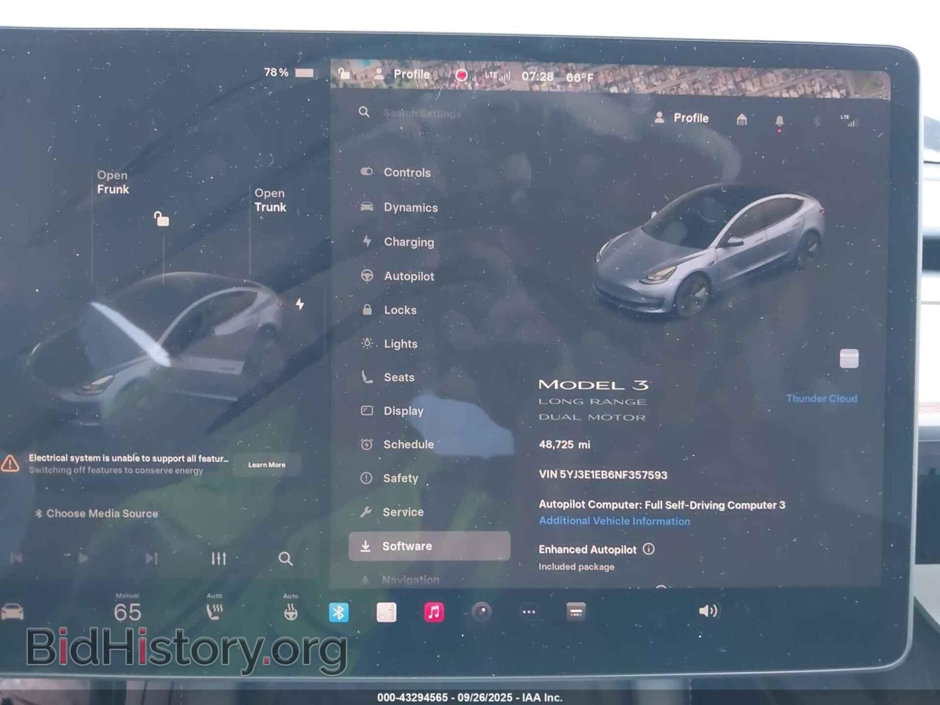 2022 TESLA MODEL 3 - VIN: 5YJ3E1EB6NF357593 - Фото 16