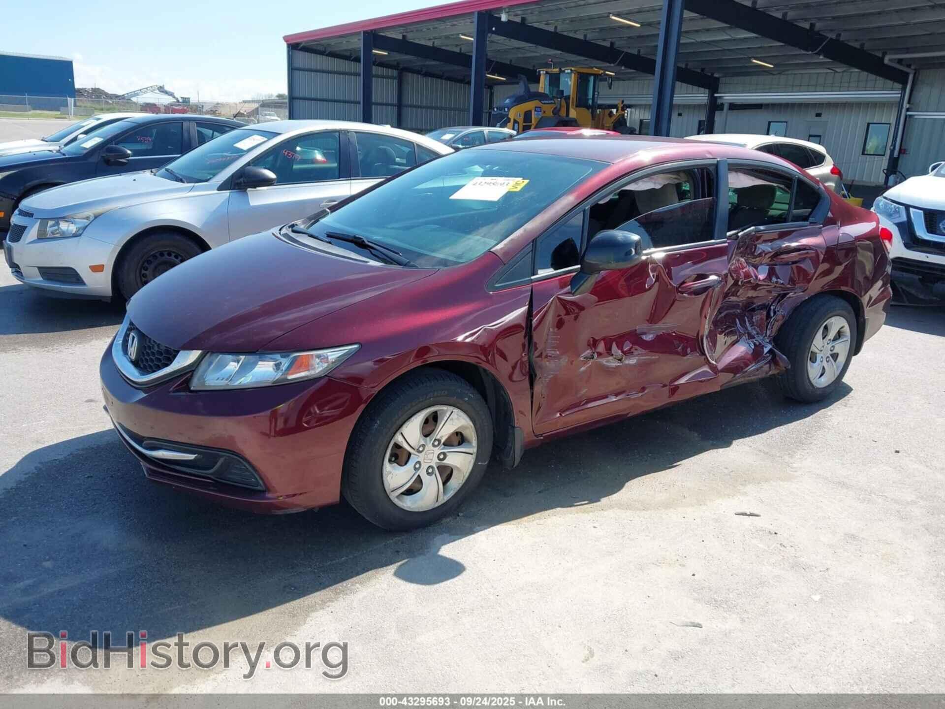 2013 HONDA CIVIC - VIN: 19XFB2F5XDE054258 - Фото 2