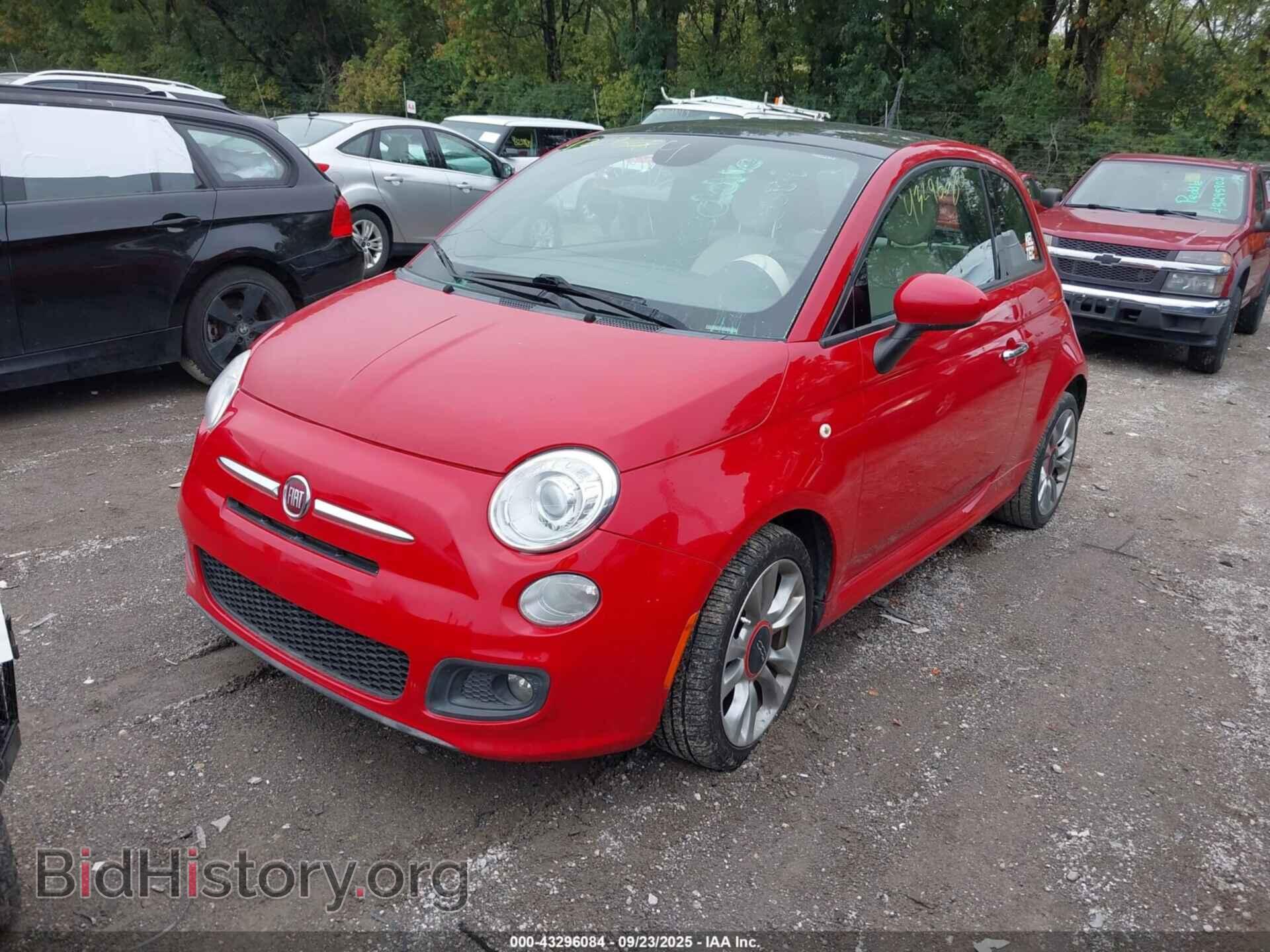 2015 FIAT 500 - VIN: 3C3CFFBR9FT721766 - Фото 2