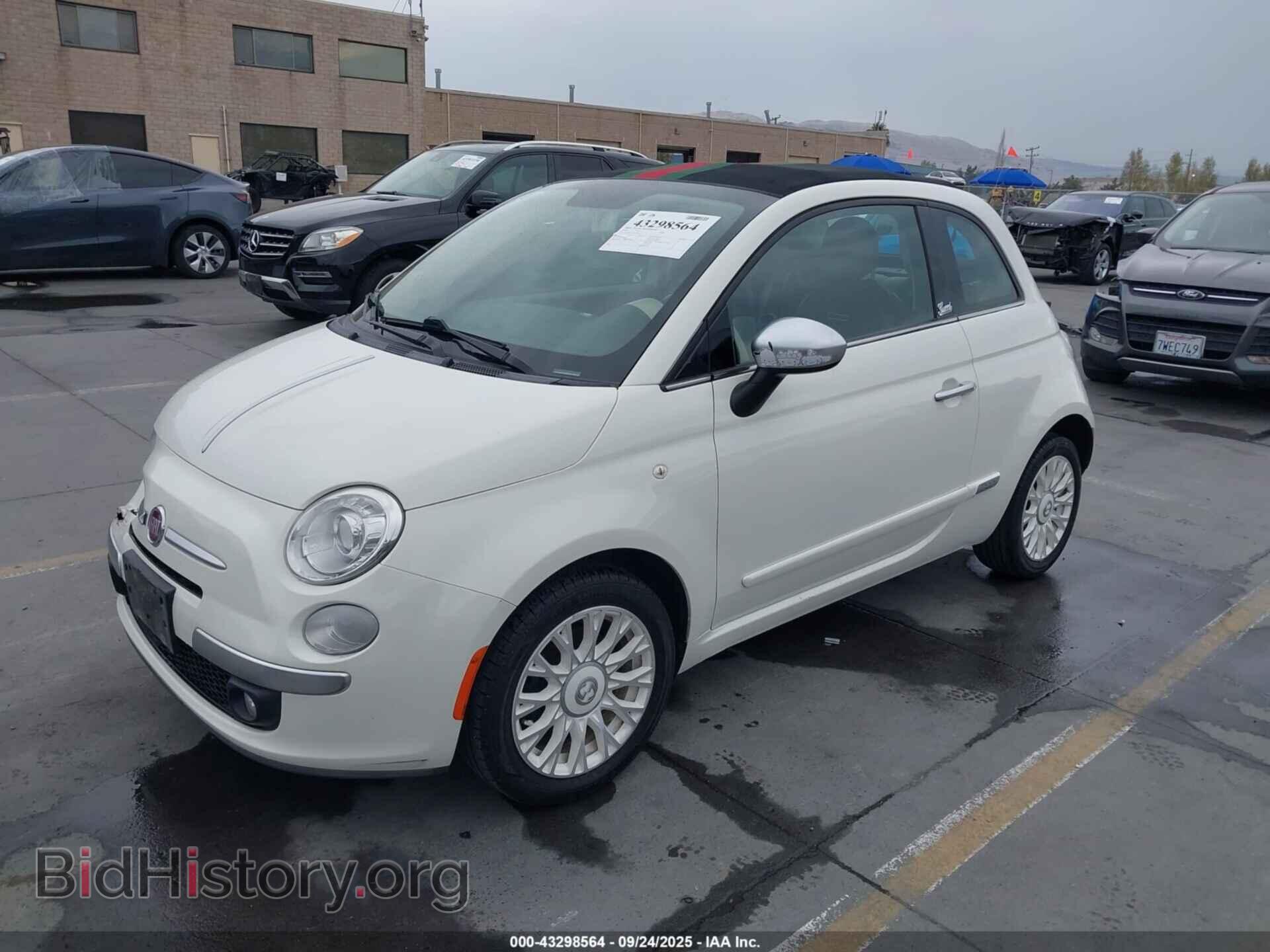 2012 FIAT 500C - VIN: 3C3CFFER3CT237311 - Фото 2
