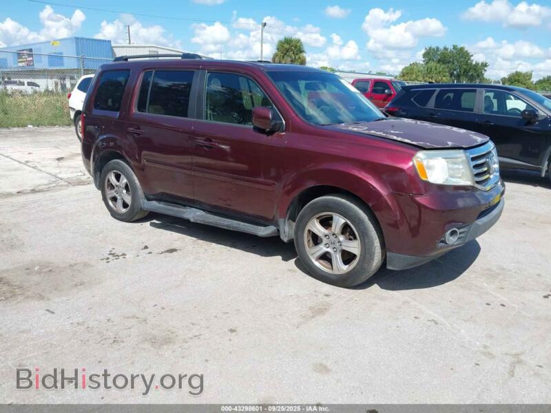 2013 Honda PILOT EX-L (VIN 5FNYF3H55DB018083) — фото 1 из 16, IAAI, повреждение: левый бок