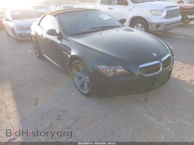 2007 BMW M6, черный — VIN WBSEK93587CS32018, IAAI