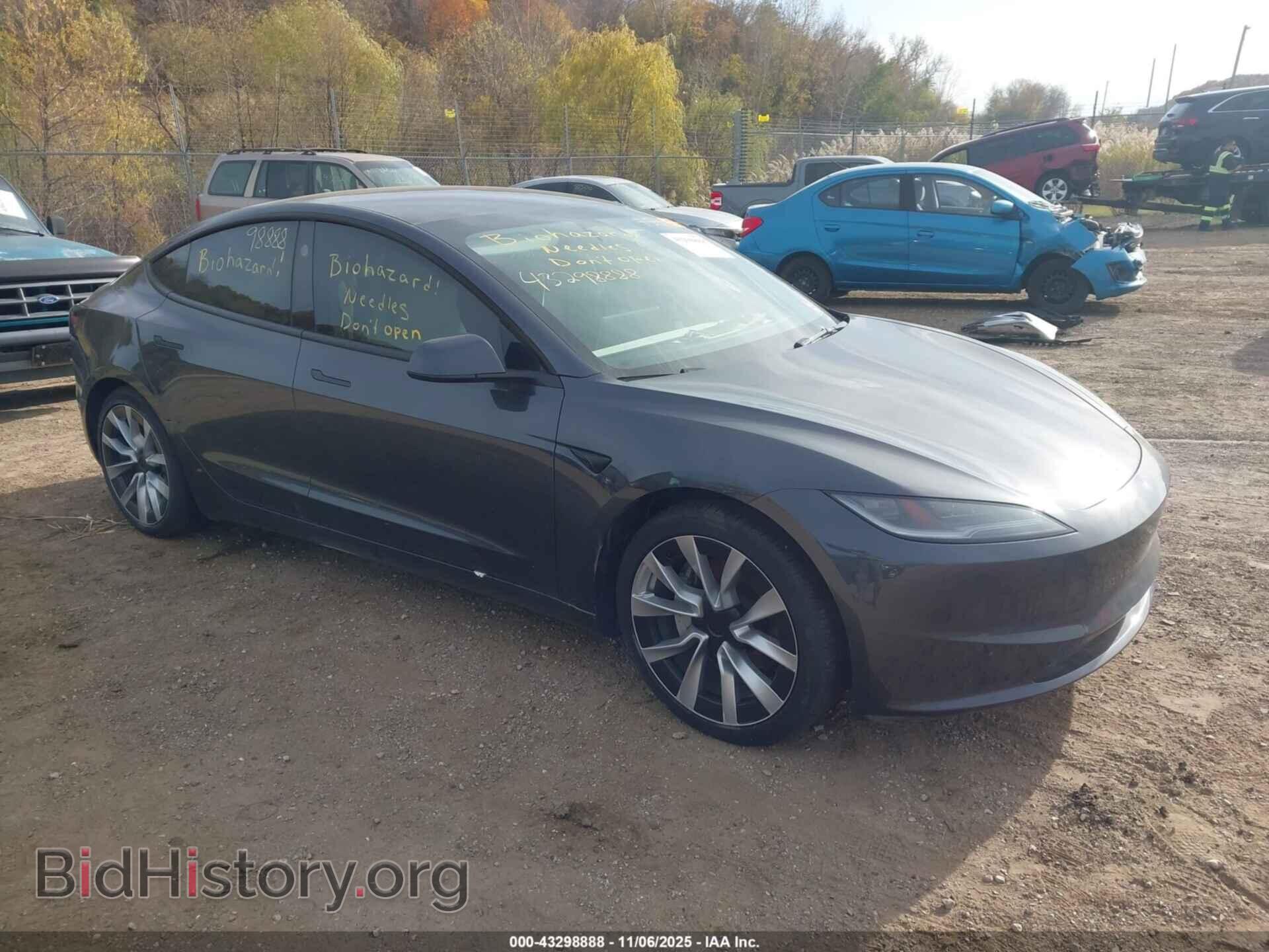 Photo 5YJ3E1EB4RF758808 - TESLA MODEL 3 2024