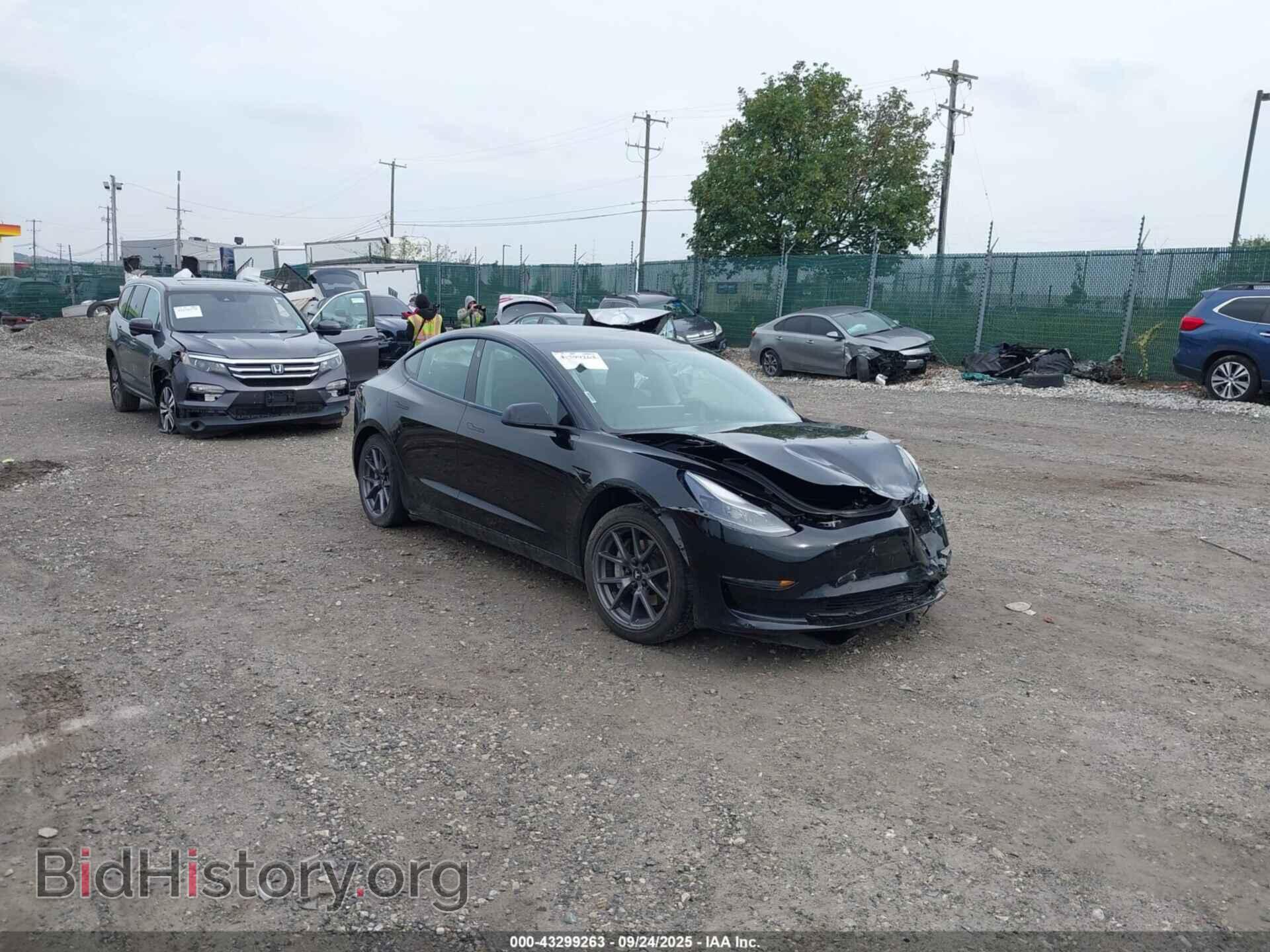 Photo 5YJ3E1EA7NF188255 - TESLA MODEL 3 2022