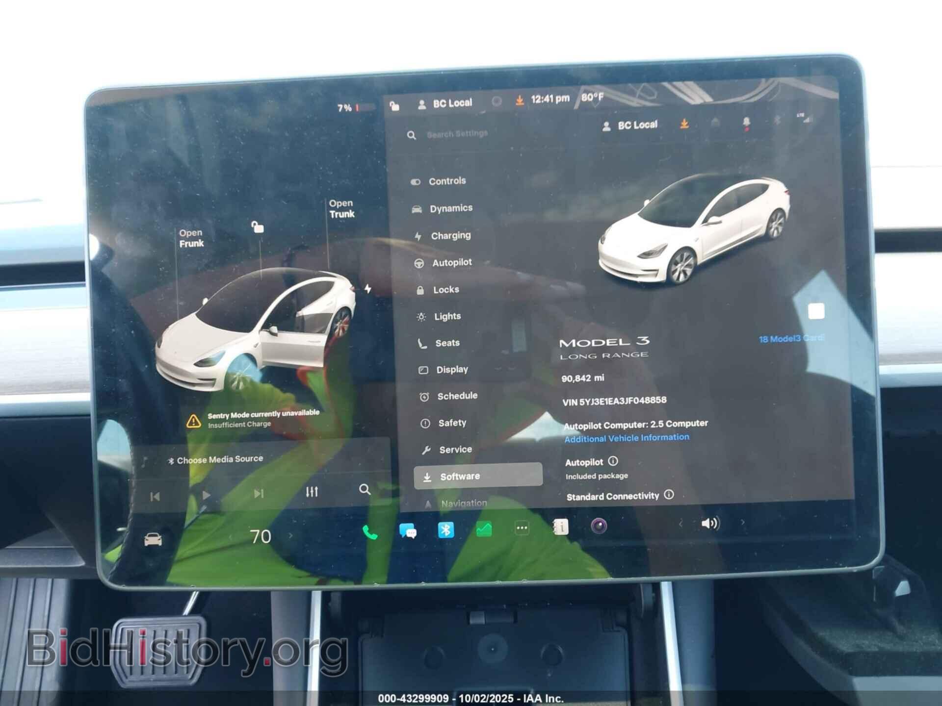 2018 TESLA MODEL 3 - VIN: 5YJ3E1EA3JF048858 - Фото 7