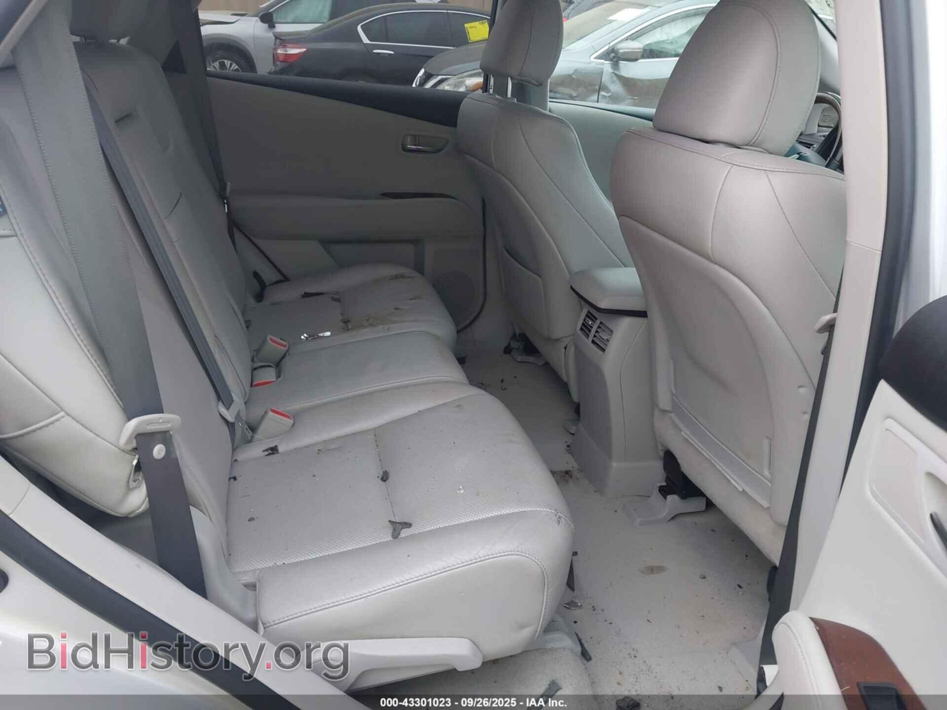 2011 LEXUS RX 350 - VIN: 2T2BK1BAXBC109259 - Фото 8