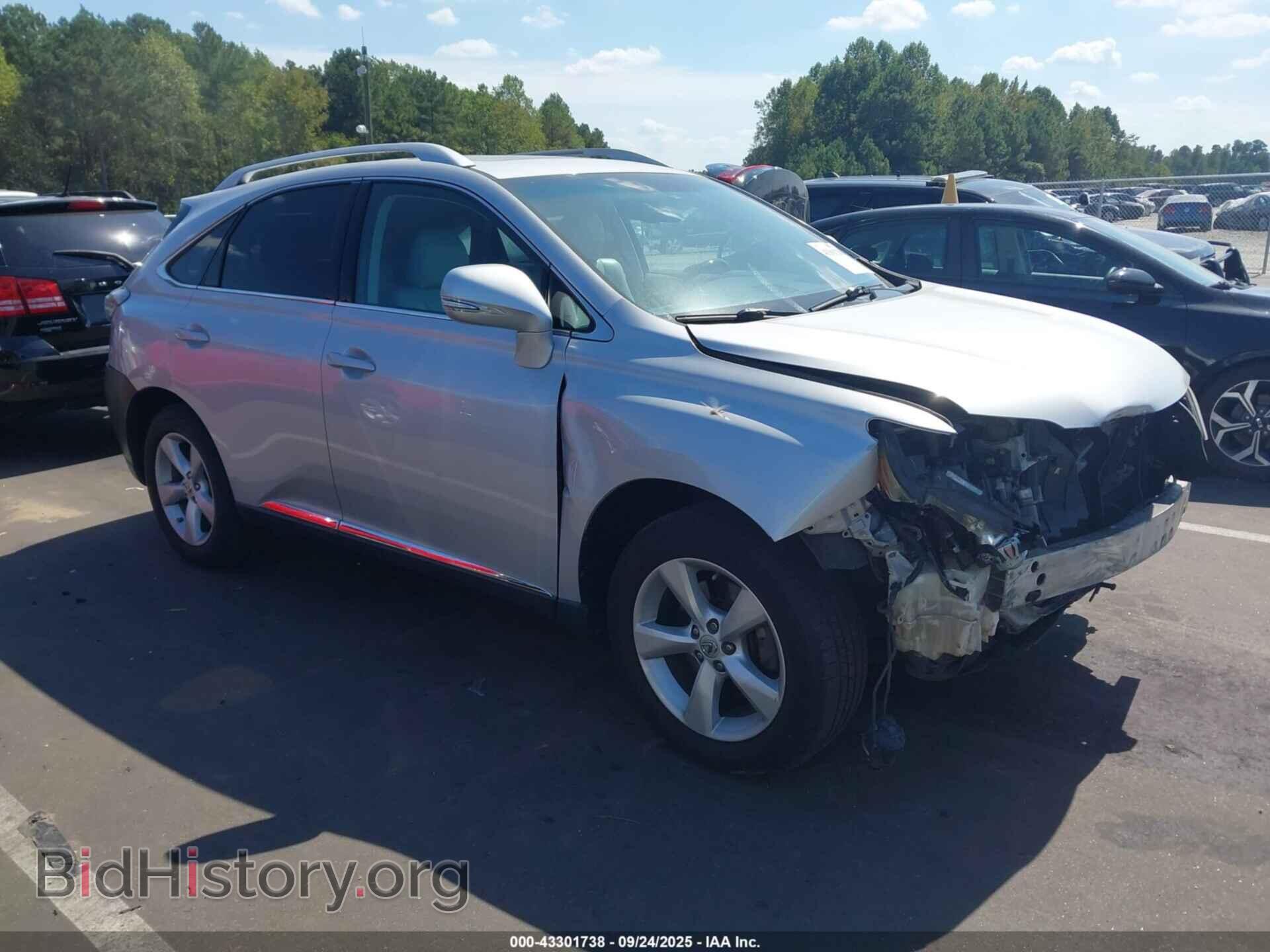 Photo 2T2BK1BAXCC138522 - LEXUS RX 350 2012