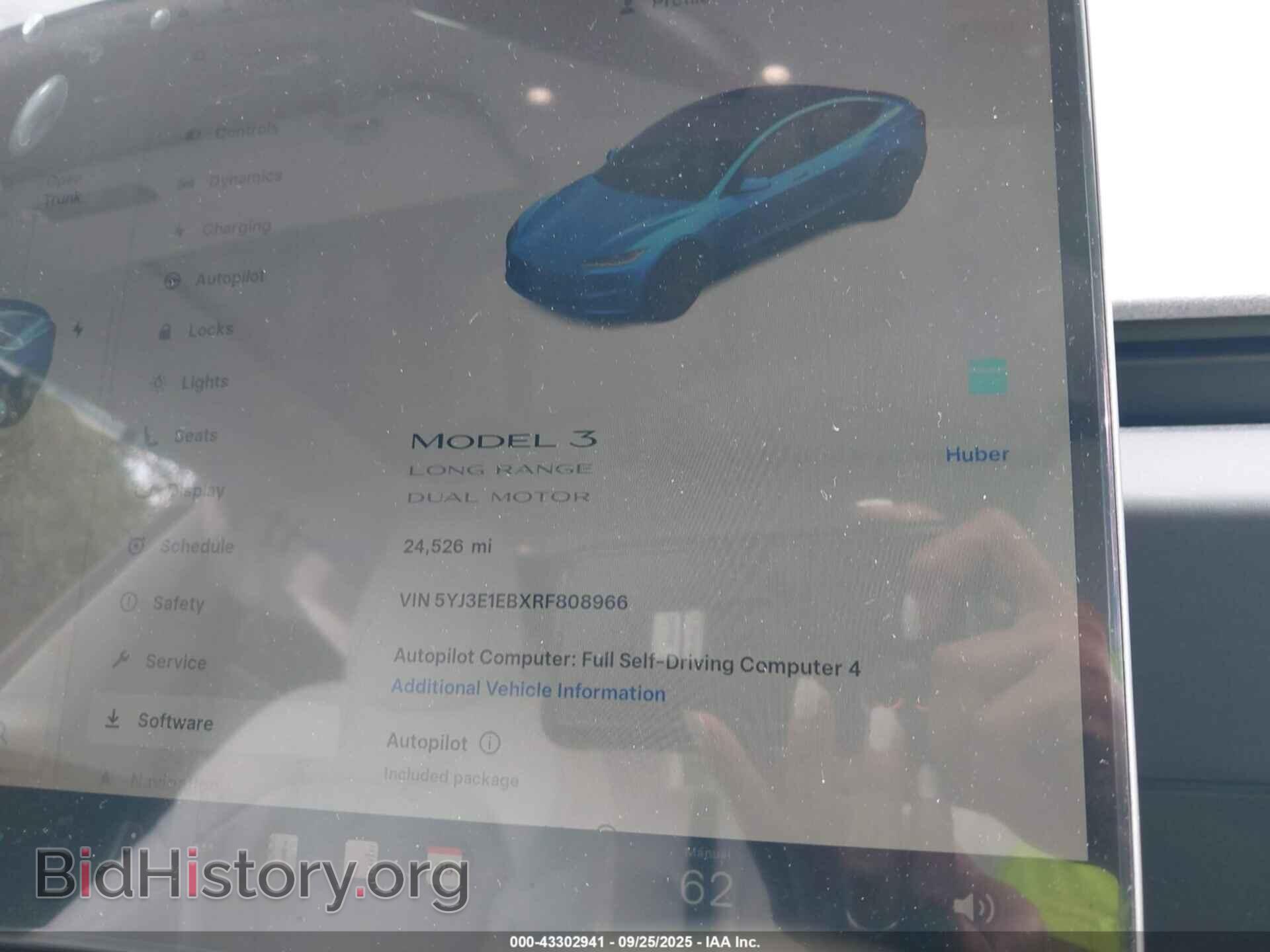 2024 TESLA MODEL 3 - VIN: 5YJ3E1EBXRF808966 - Фото 7
